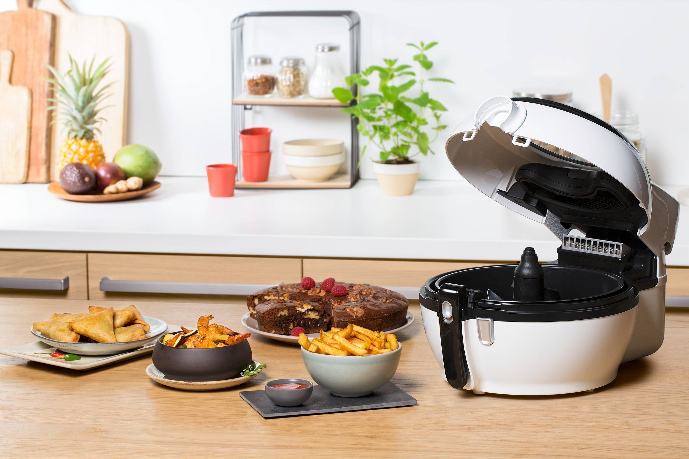 Forrólevegős fritőz Tefal Actifry Genius FZ760030 Rozsdamentes/Fekete