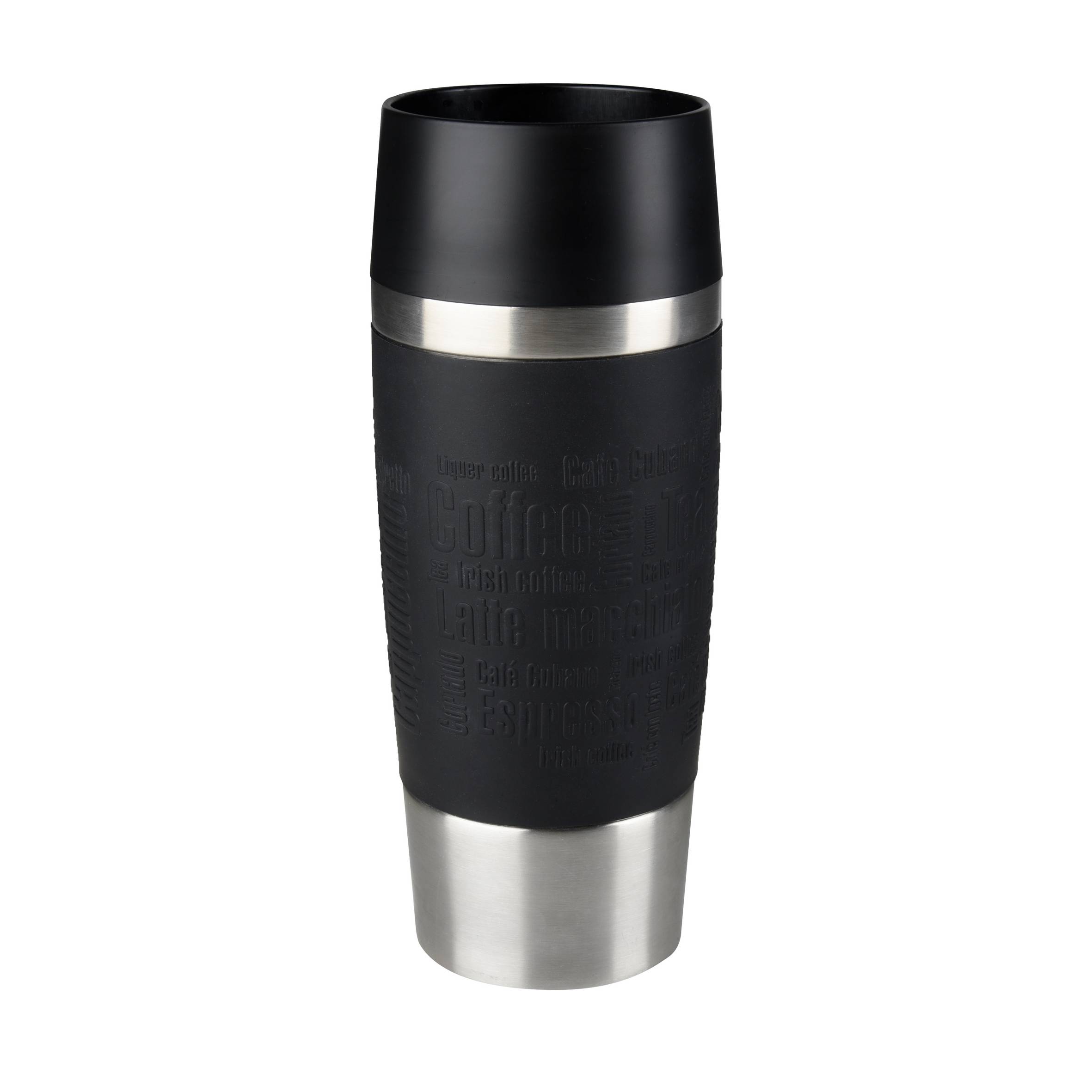 Termosz Tefal Travel Mug K3081114 Rozsdamentes/Fekete 0,36 l
