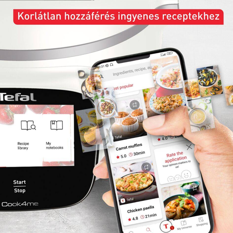 Tefal Cook4me Touch Pro okos multifunkciós fazék CY9441F2