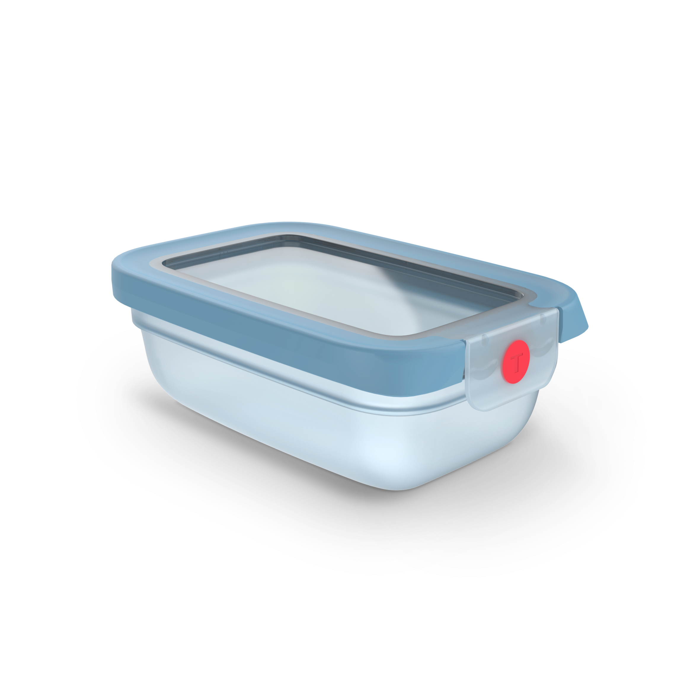 N1230510 OneClick élelmiszer-tároló dobozok 3 x 0,5 l kék