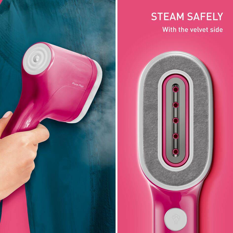 Kézi ruhagőzölő Tefal Pure Pop DT2023F0 Rózsaszín