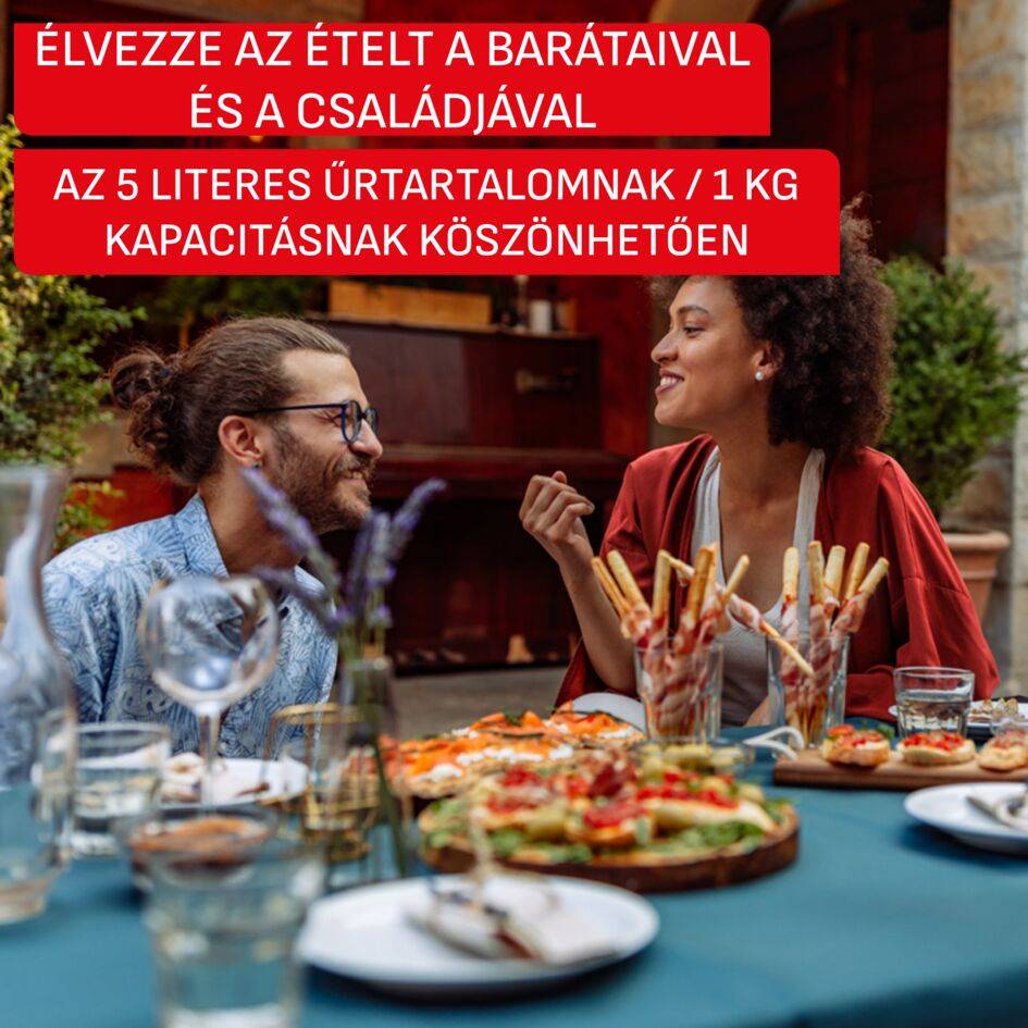 EY2454E0 Easy Fry POP forrólevegős fritőz 5 l, Tefal, eukaliptusz