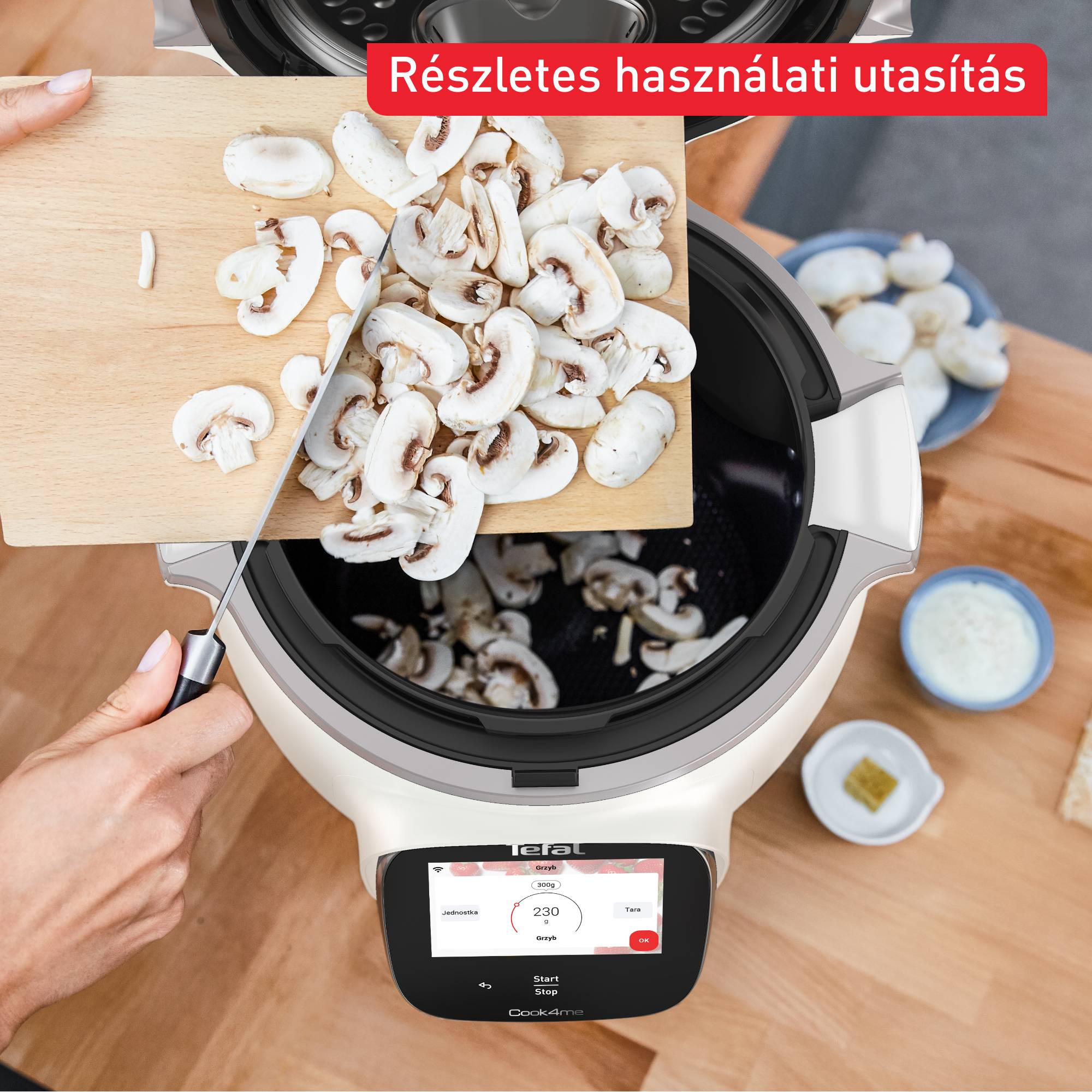 Tefal Cook4me Touch Pro okos multifunkciós fazék, CY9441F2