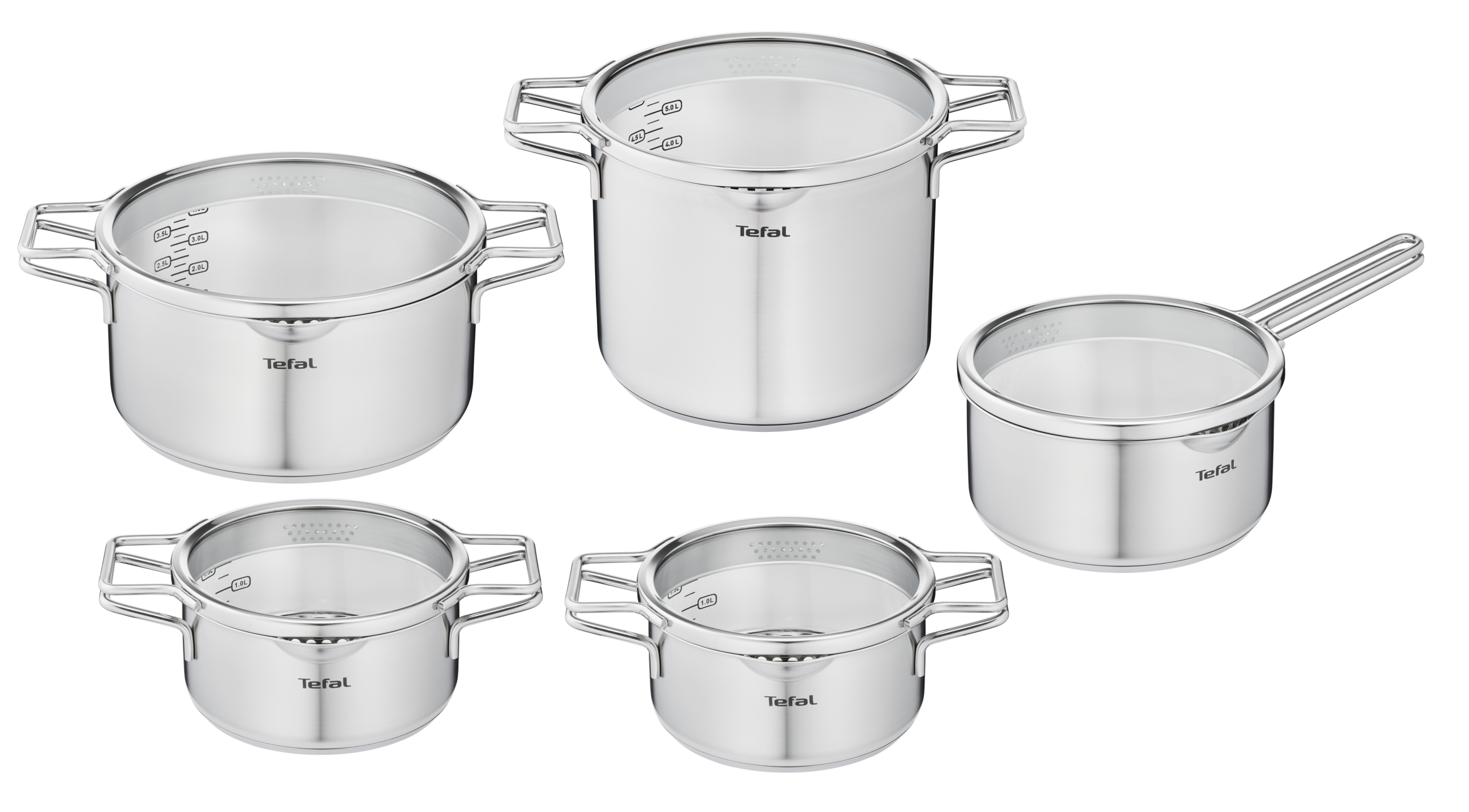 Edényszett Tefal Nordica H852SA55 10 db-os