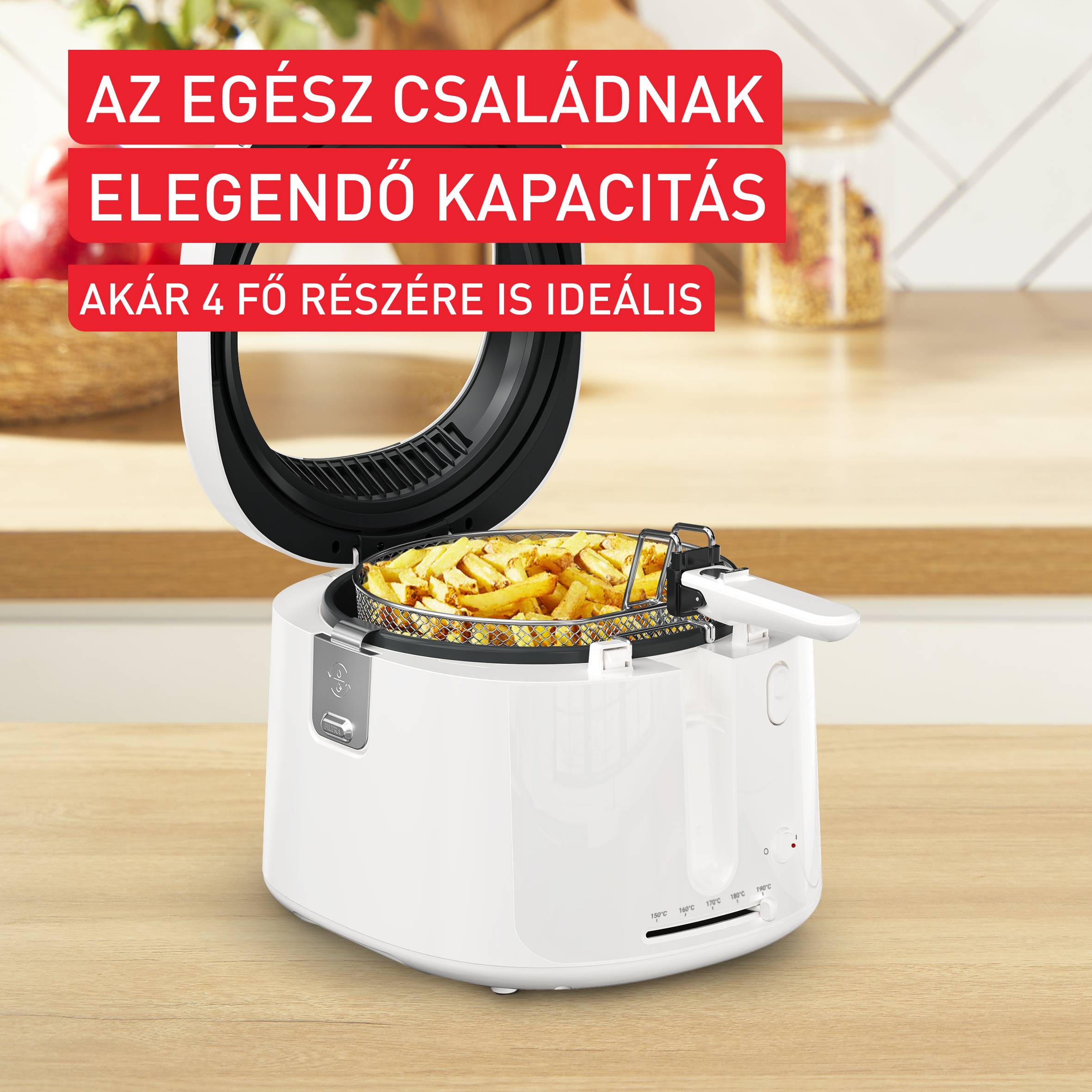 Olajsütő Tefal Filtra Vision FF2541E0 Fehér