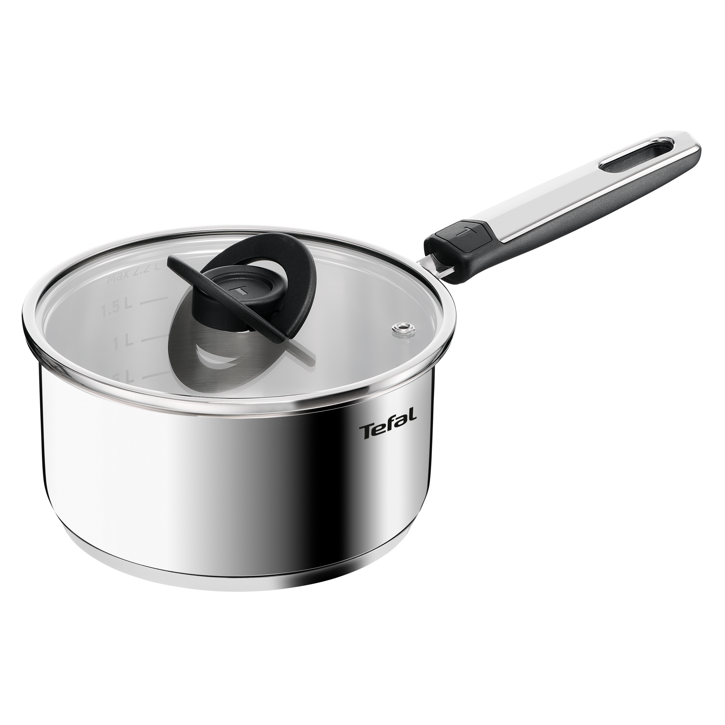 Emotion+ Saucepan 18 cm + lid, Premium Stainless Steel, 10 years Guarantee, Induction, 2-3 People
