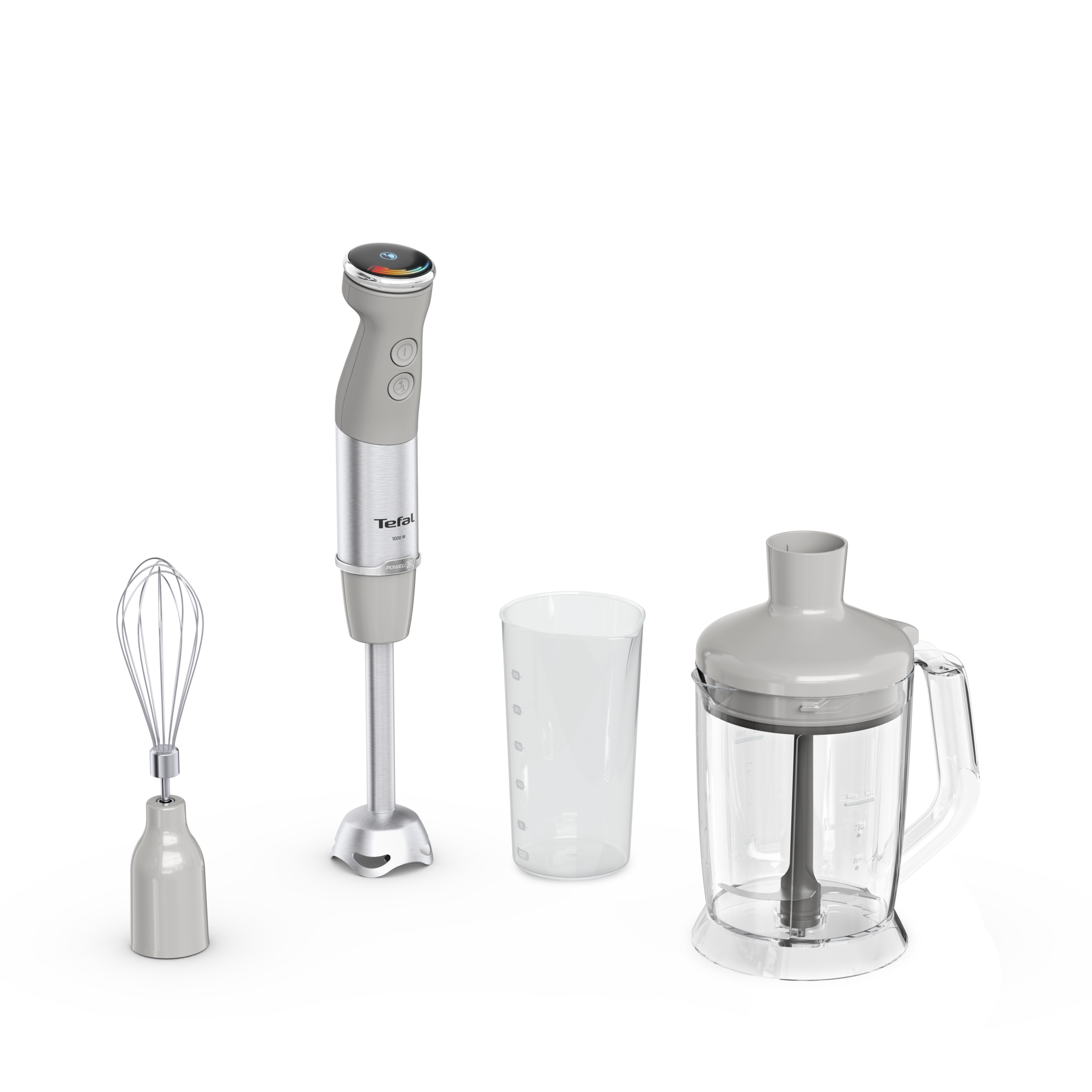 Botmixer Tefal Quickchef+ 3 az 1-ben XL HB67MB30 szürke