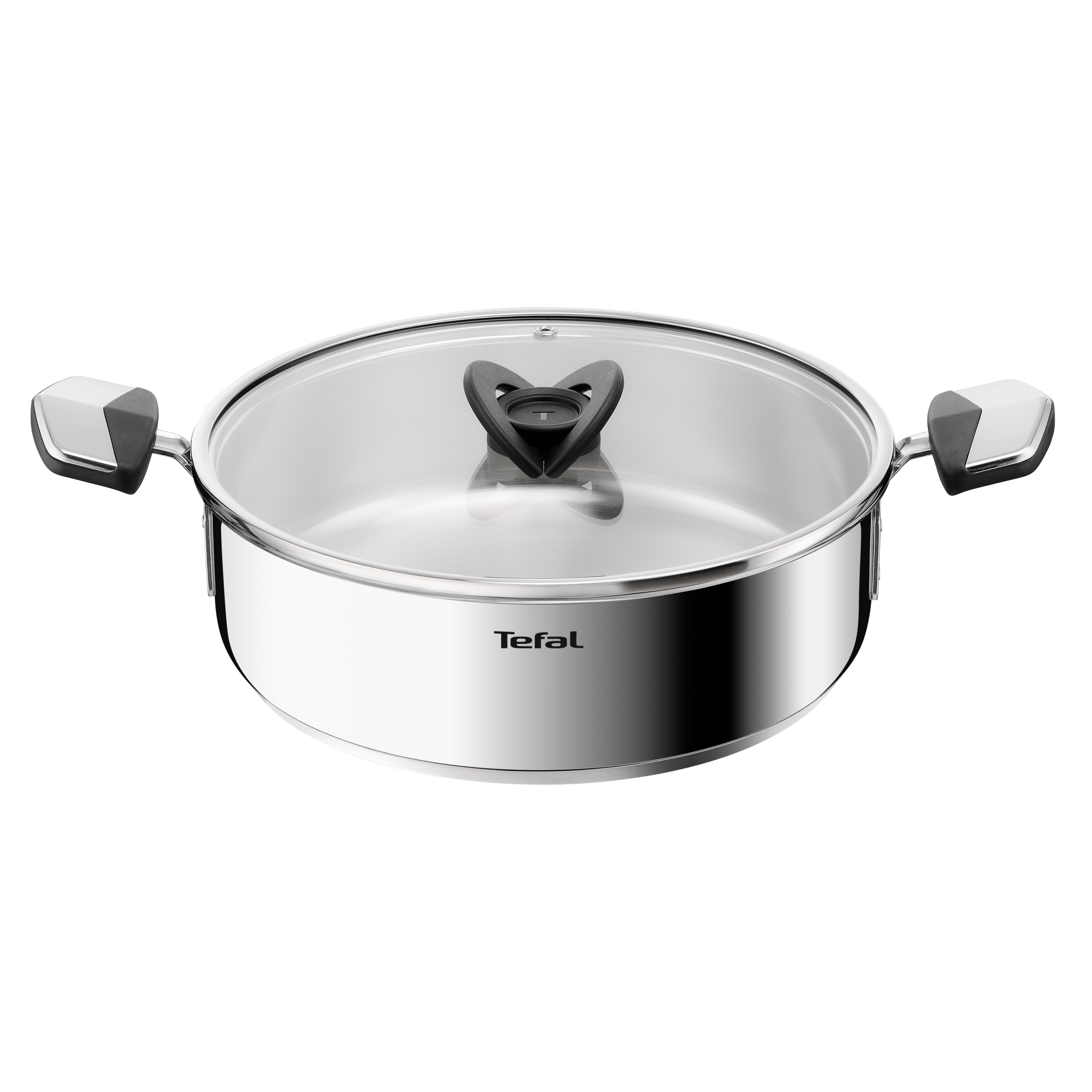 E3067045 Emotion+ alacsony rozsdamentes acél lábas Tefal, 24 cm