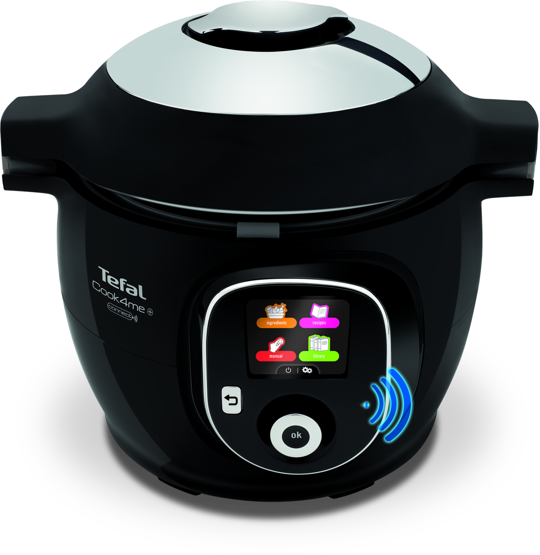 Többfunkciós elektromos kukta Tefal Cook4Me+ Connect CY855830 Fekete