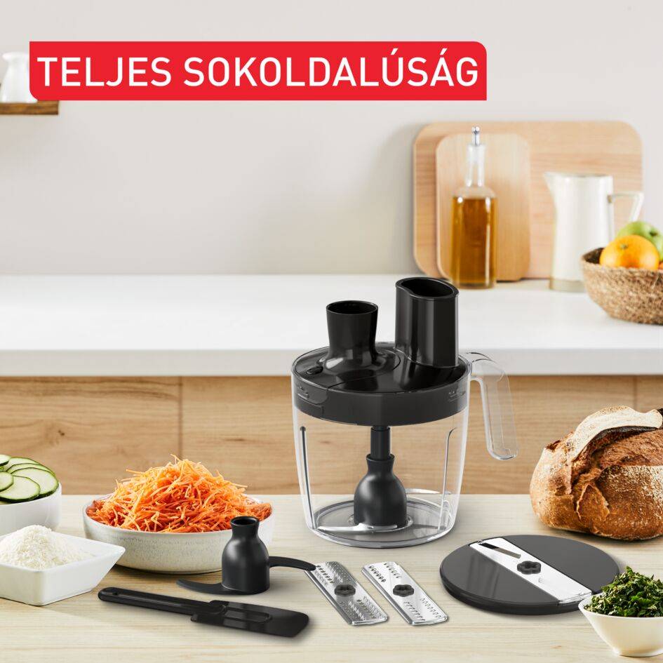 Botmixer Tefal Quickchef+ 5 az 1-ben HB67G830 fekete