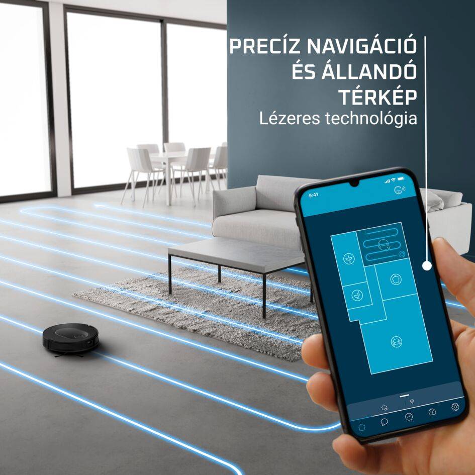 Robotporszívó Rowenta X-PLORER S65 Laser RR8L65WH