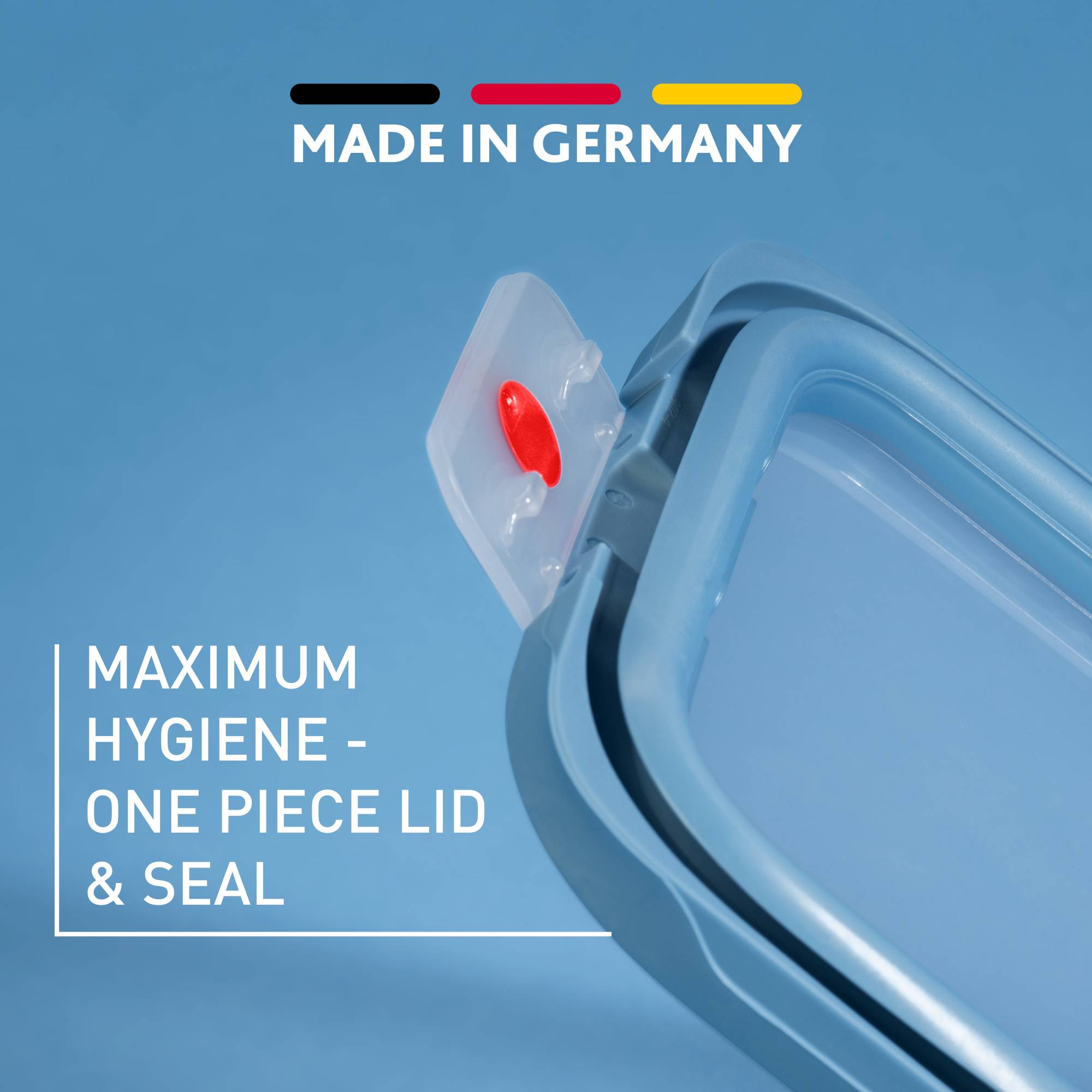 N1230210, 5 darabos ételtároló doboz készlet, oneClick, Tefal, kék