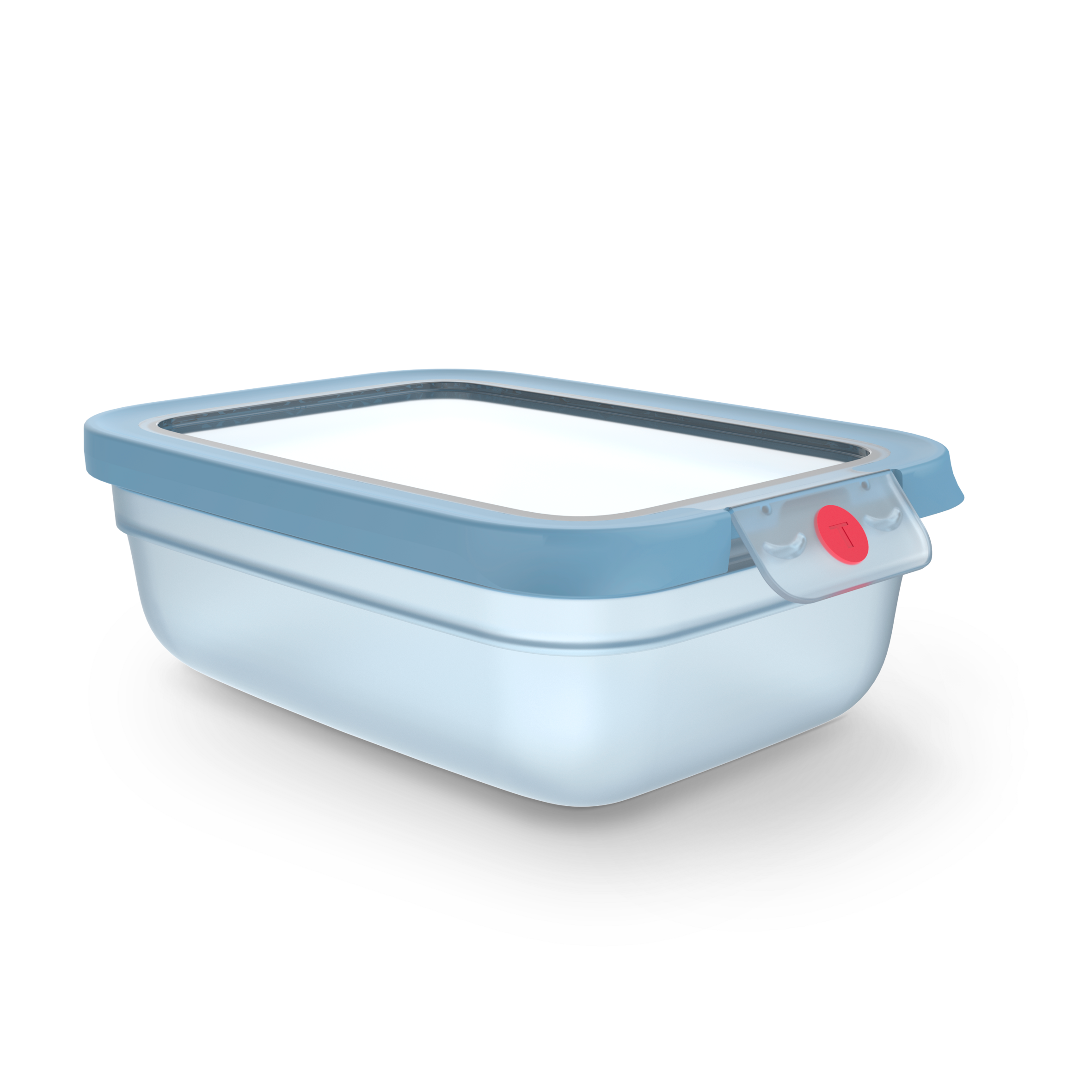 N1210710 oneClick élelmiszer-tároló Tefal téglalap alakú 1,2 l kék