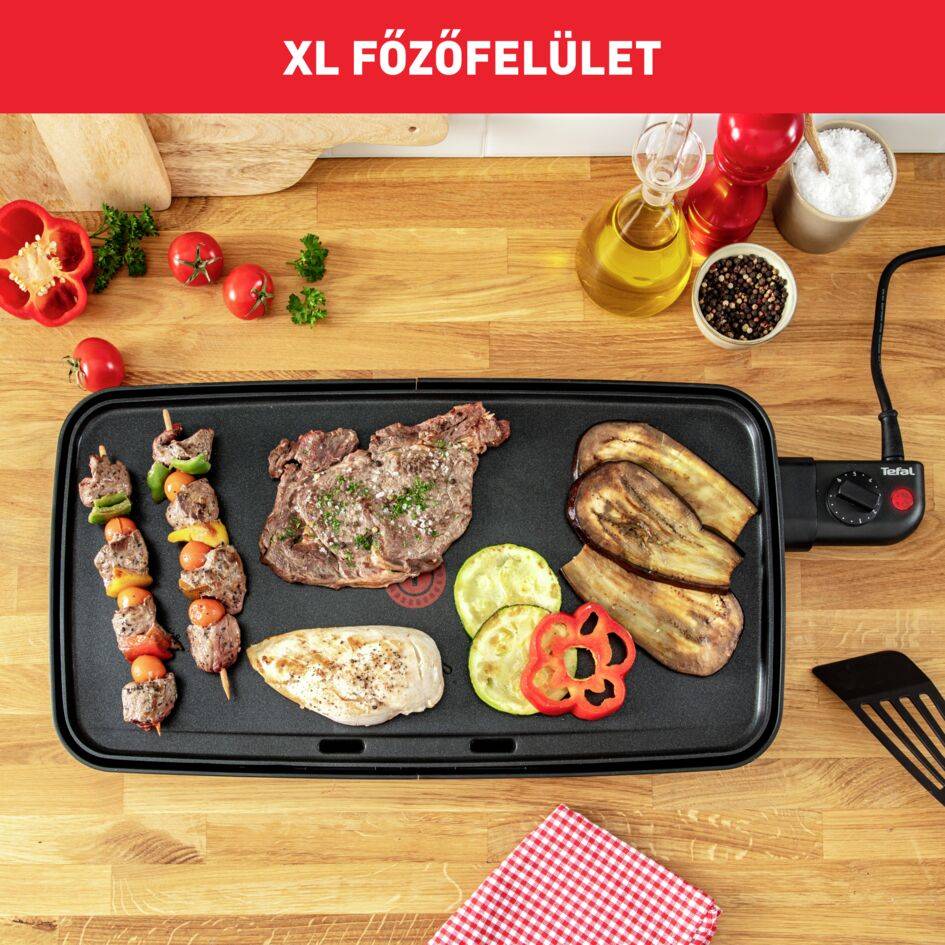 Tefal Elektromos plancha grillsütő Malaga Successor CB503813 Ezüst/Fekete