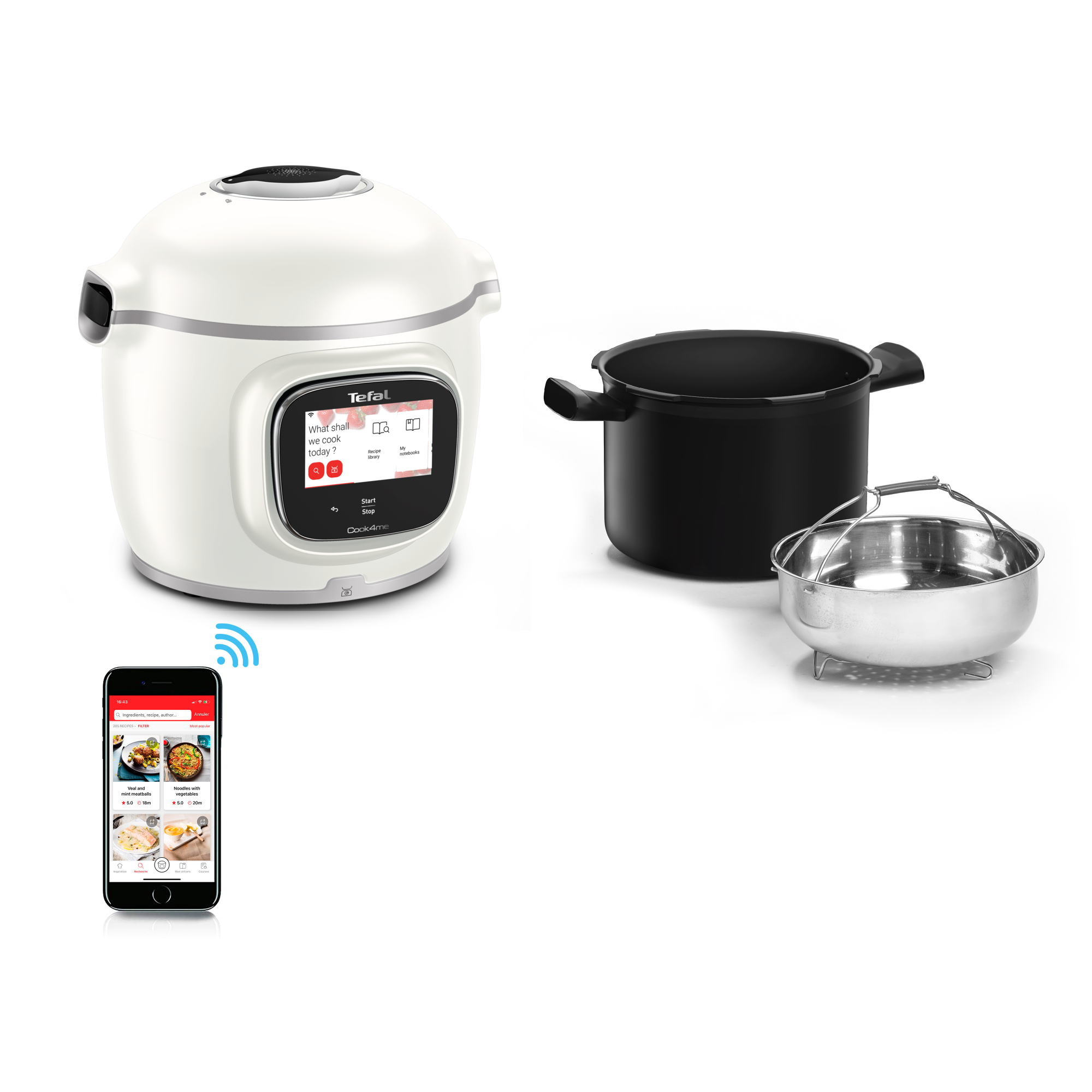 Tefal Cook4me Touch Pro okos multifunkciós fazék, CY9441F2