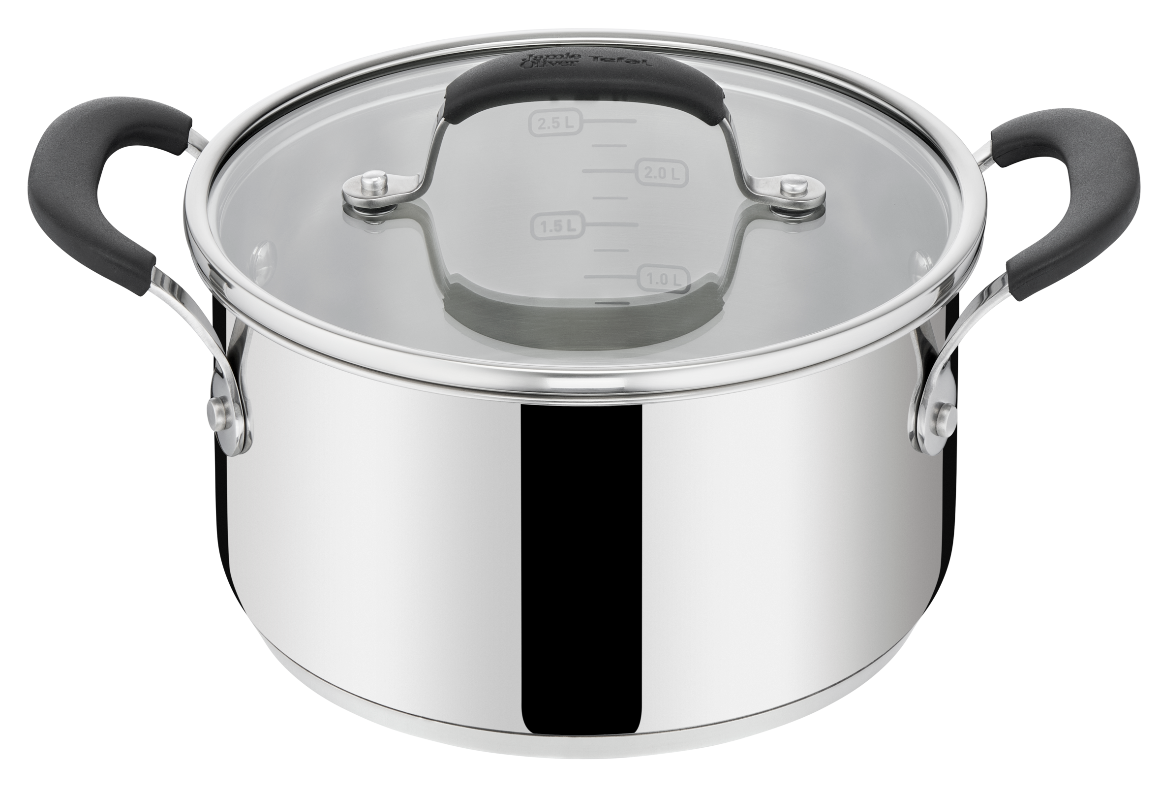 Edény fedővel Tefal Jamie Oliver Home Cook E3184455 Rozsdamentes 20 cm