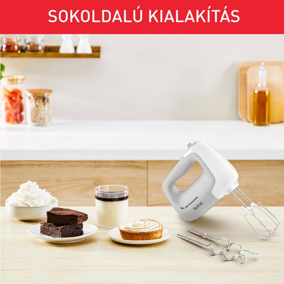 Kézi mixer Tefal Prep'Mix+ HT450B38 Világosszürke/Fehér