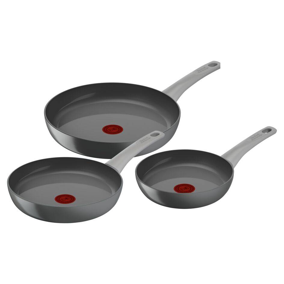 3 részes serpenyő készlet Tefal Renew On 20/24/28&nbsp;cm C4279132 kerámia