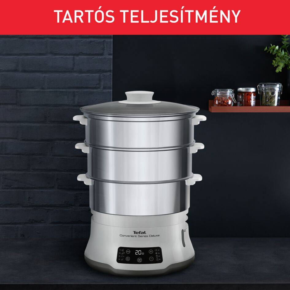 Ételpároló Tefal Convenient Deluxe VC502D10 Fehér
