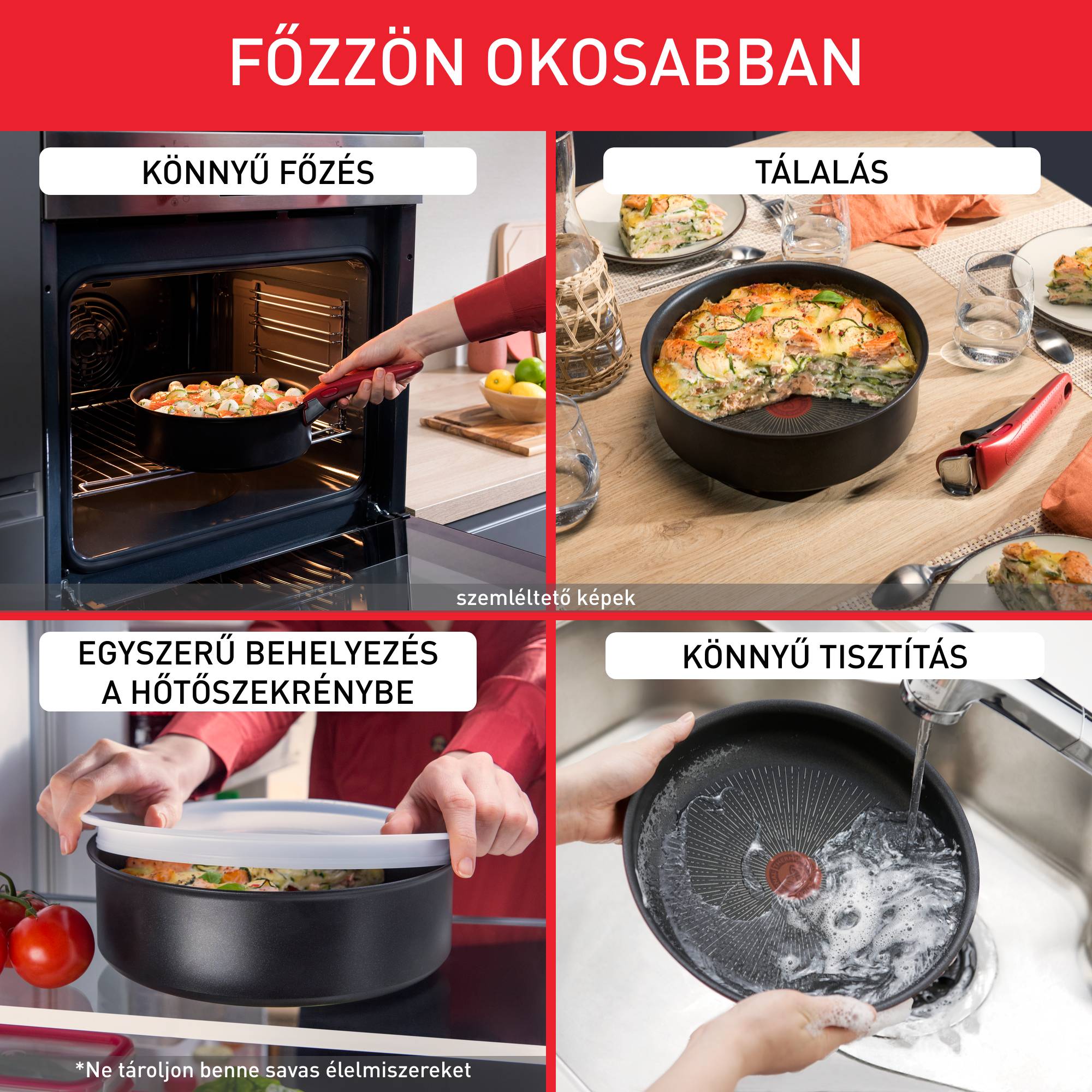 Edényszett Tefal Ingenio Easy Cook & Clean L1539543 5 db-os