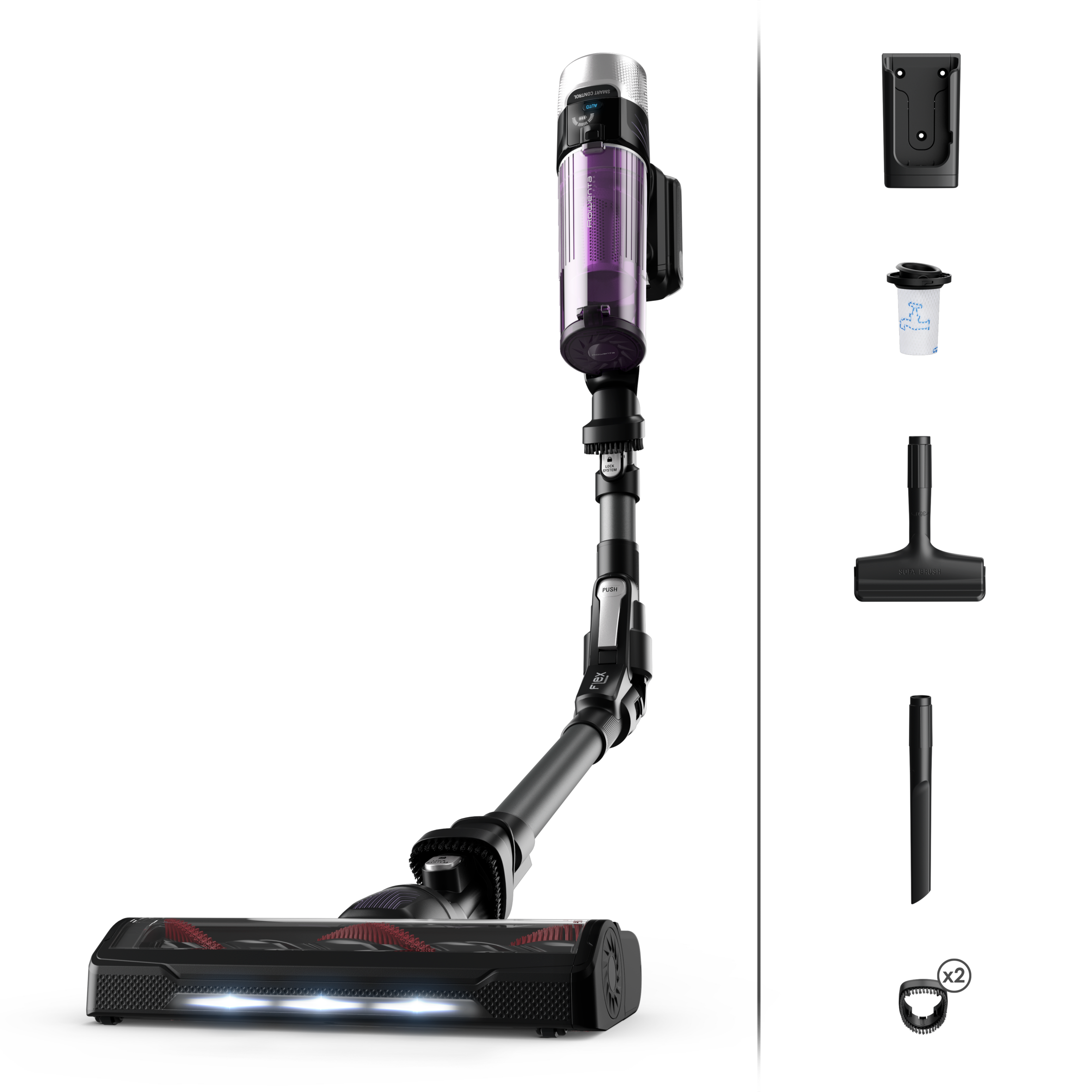 Rúdporszívó X-Force Flex 9.60 Auto Allergy 3v1 100 AW HEPA RH2038WO