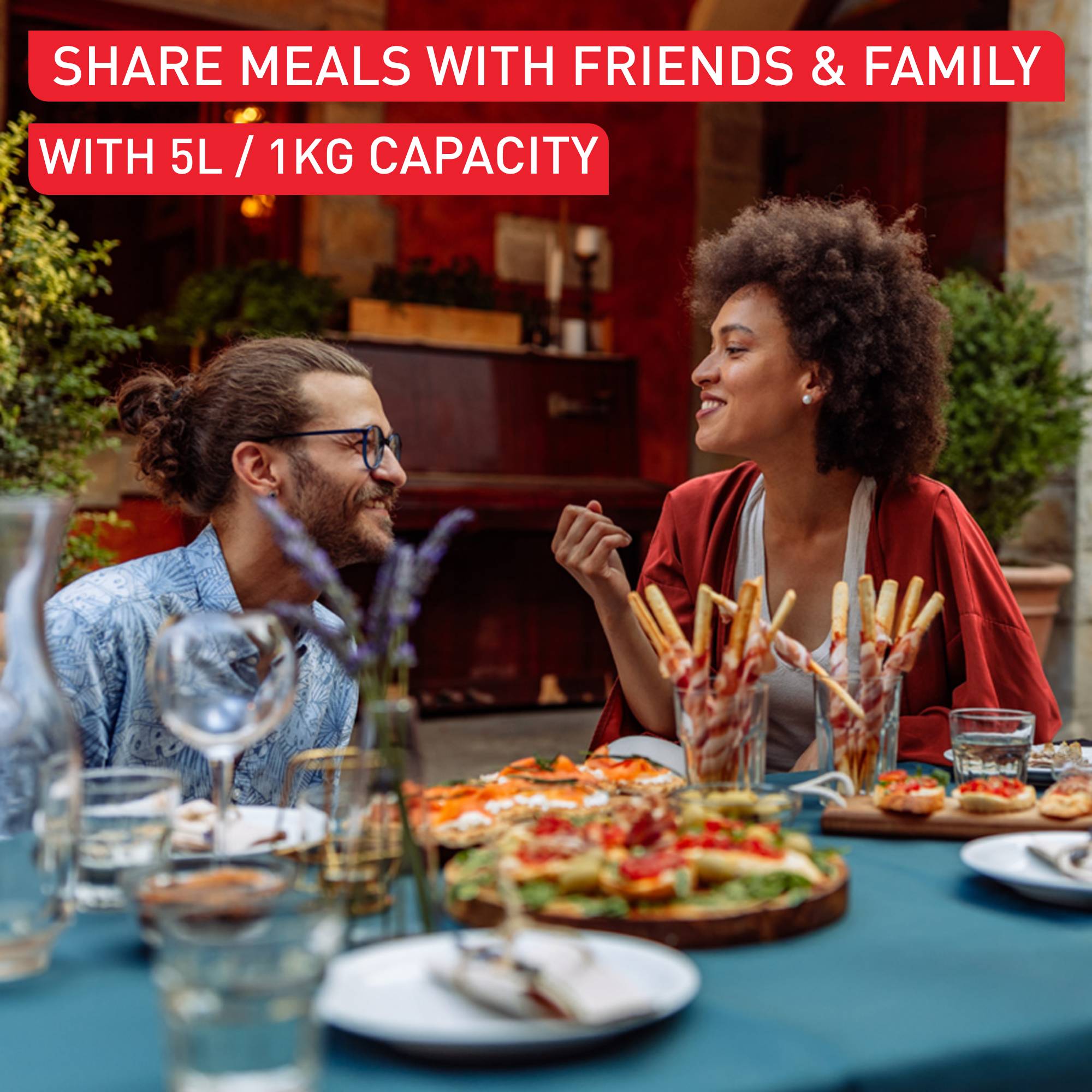 Easy Fry POP, Air fryer, 5 L Capacity, 10 Auto Programs