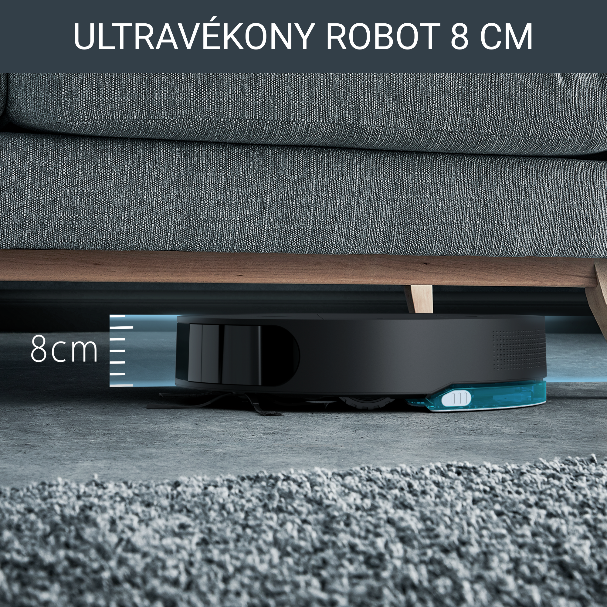 Robotporszívó Rowenta X-Plorer S130 AI Animal & Allergy 4v1 Laser & Camera 8cm RR9075WH