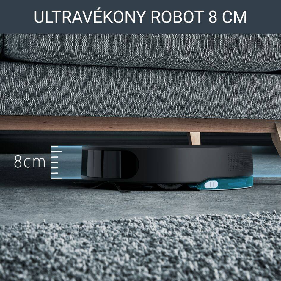 Robotporszívó Rowenta X-Plorer S130 AI Animal & Allergy 4v1 Laser & Camera 8cm RR9075WH