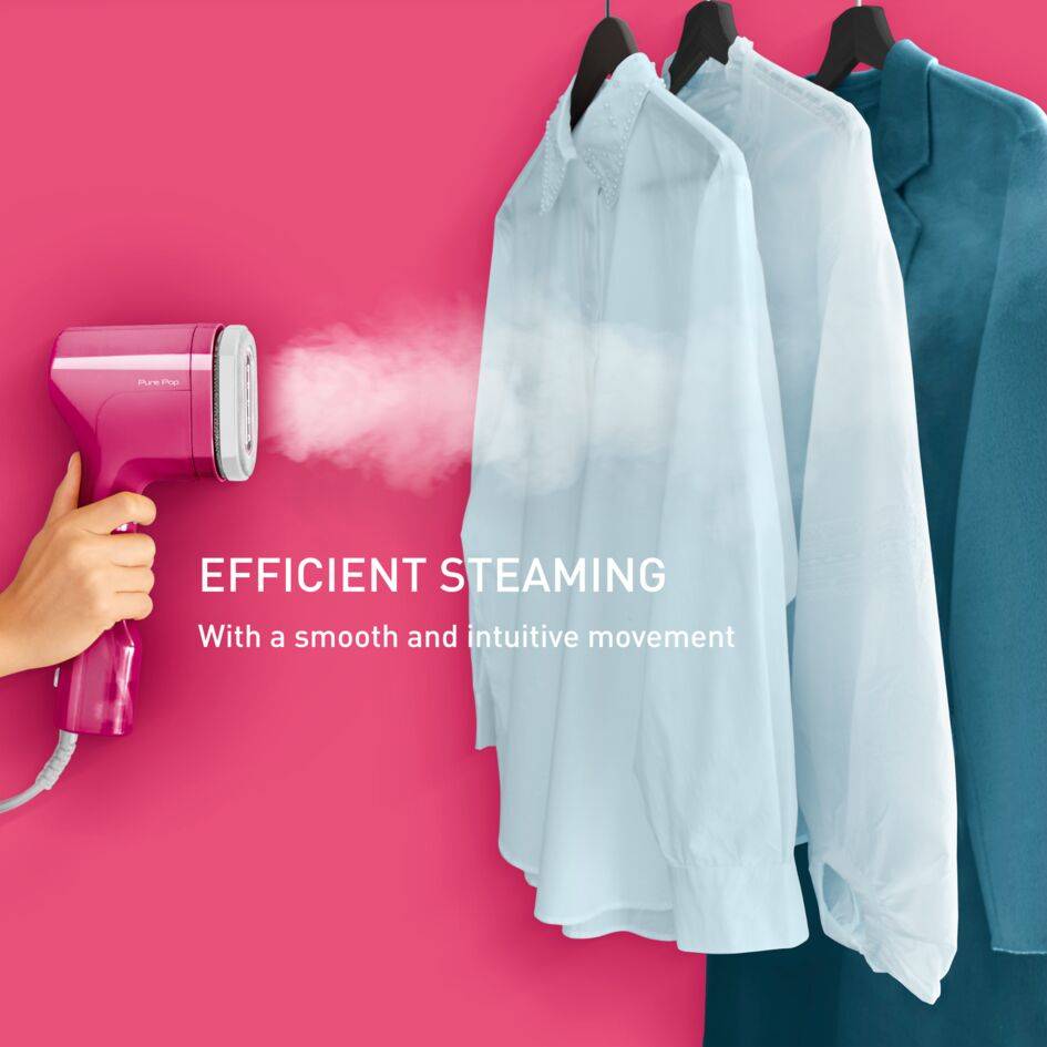 Kézi ruhagőzölő Tefal Pure Pop DT2023F0 Rózsaszín
