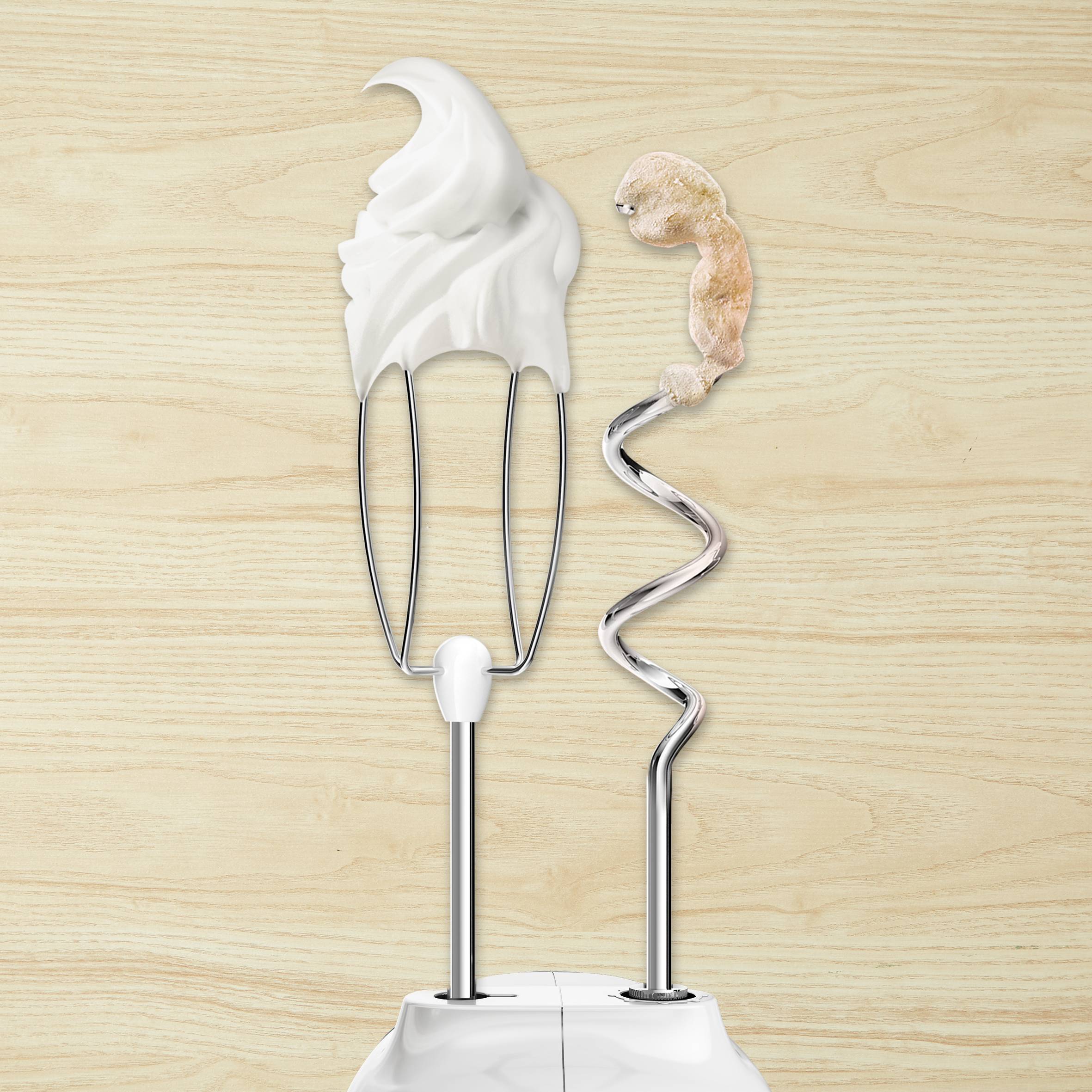 Kézi mixer Tefal Prep'Mix+ HT462138 Sötétszürke/Fehér