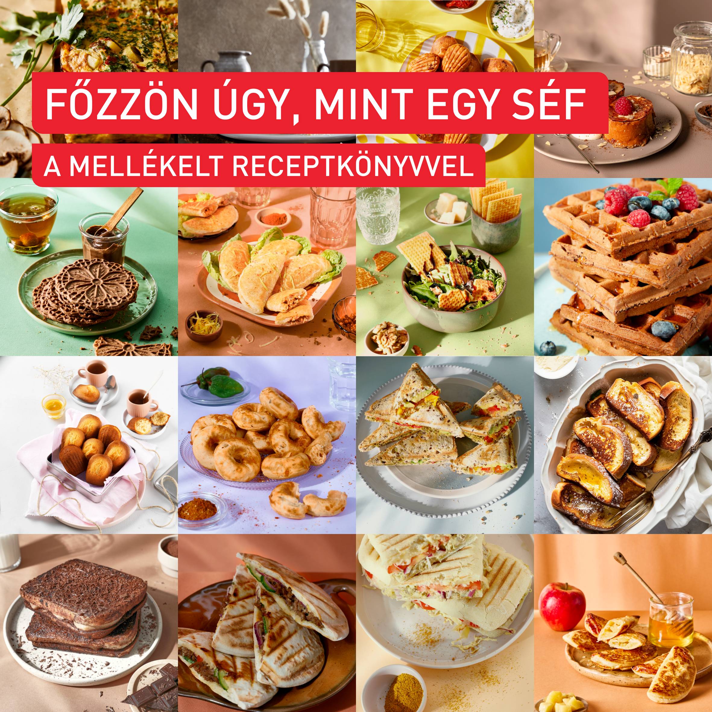 Szendvics- és gofrisütő Tefal Snack Collection SW862BF0 Fekete