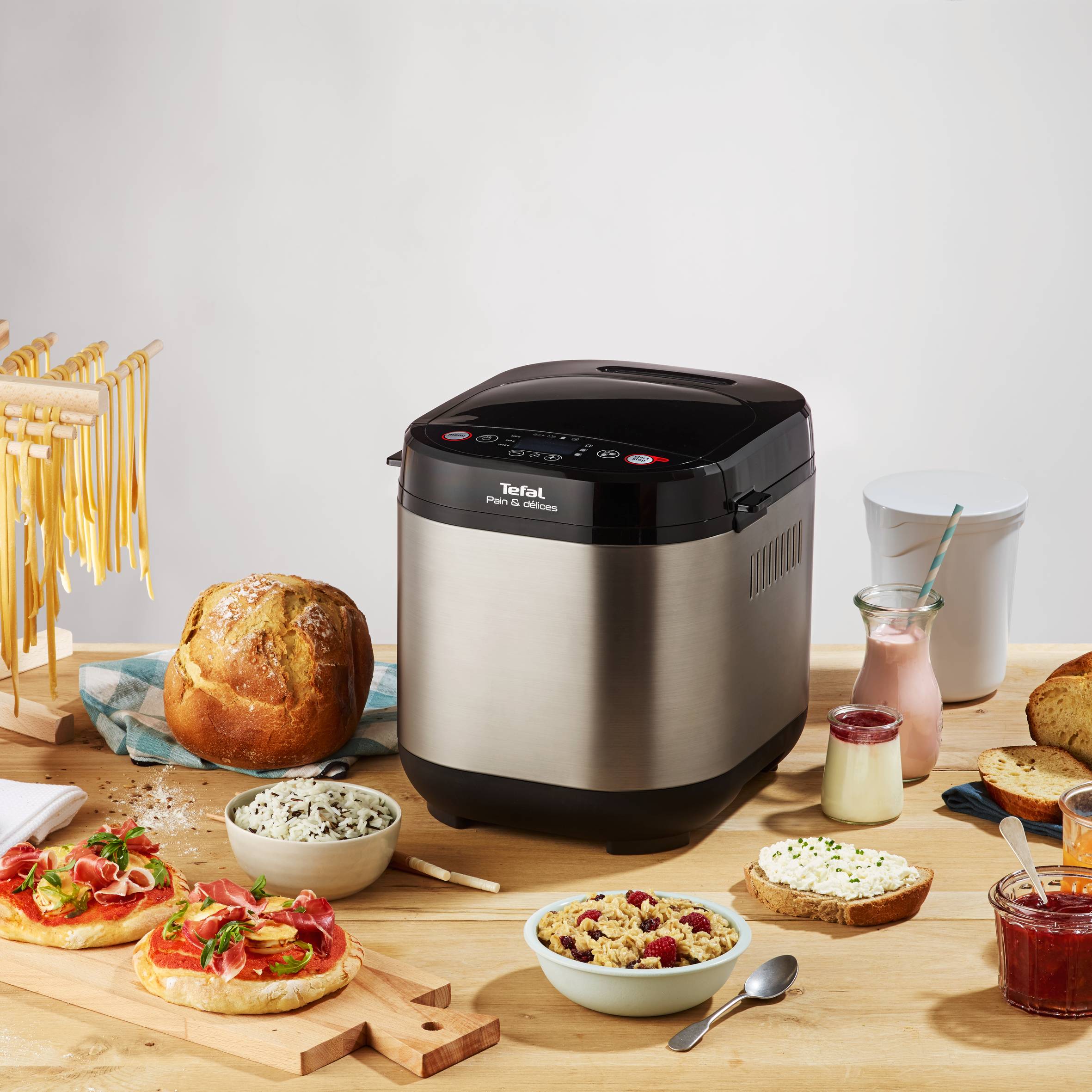Kenyérsütő Tefal Pain & Delices PF240E38 Rozsdamentes/Fekete