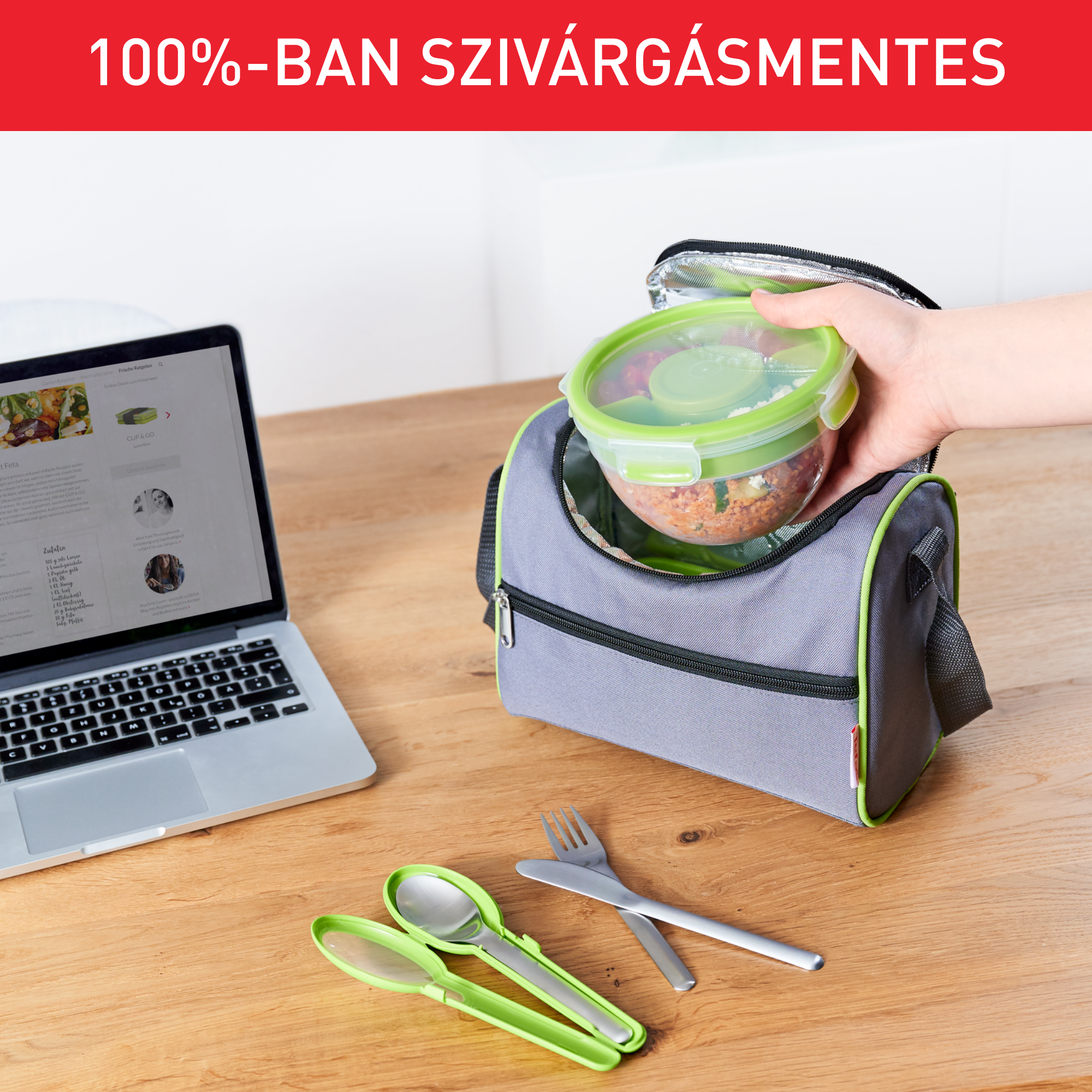 Tárolódoboz Tefal Master Seal To Go K3100112 Kerek 1 l