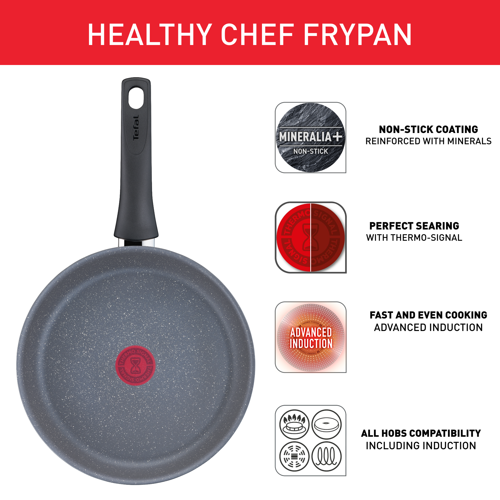 Serpenyő Tefal Healthy Chef G1500572 26 cm