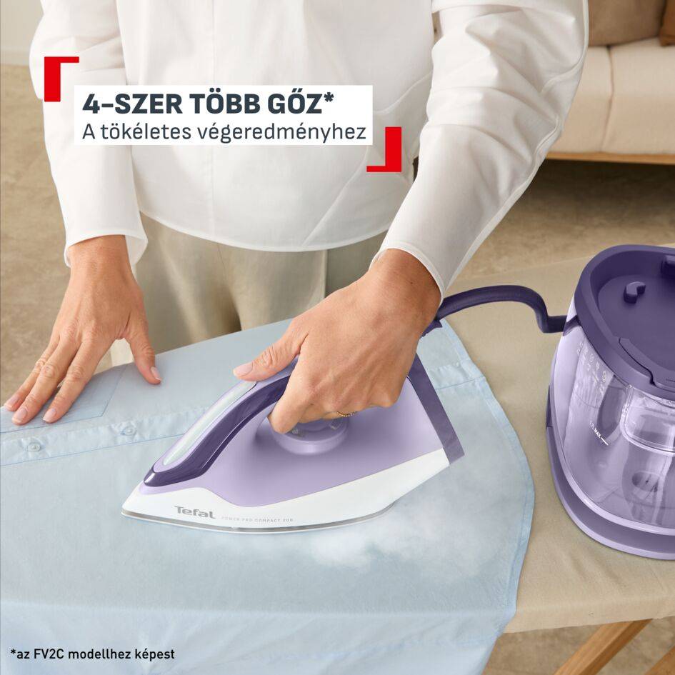 Tefal Power Pro Compact 200 gőzállomás, gyors vasalás és kompakt dizájn