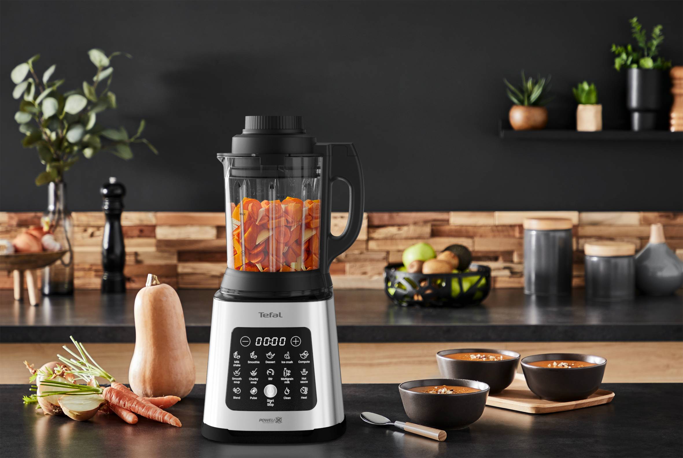 Tefal Asztali nagyteljesítményű turmixgép PerfectMix Cook BL83SD30 Fekete