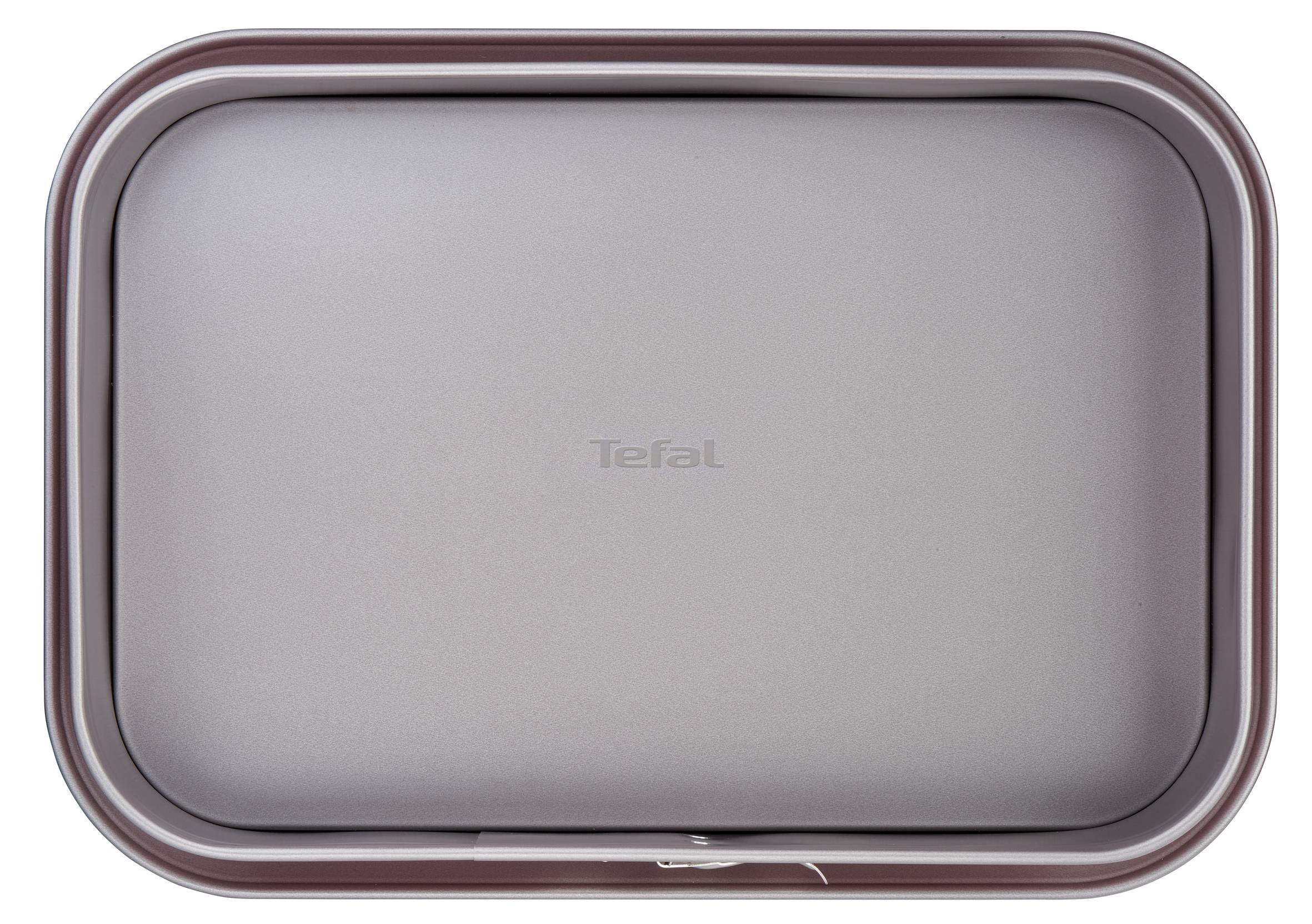 Csatos sütőforma pitéhez Tefal Delibake 36x24 cm Piros/Szürke J1640574