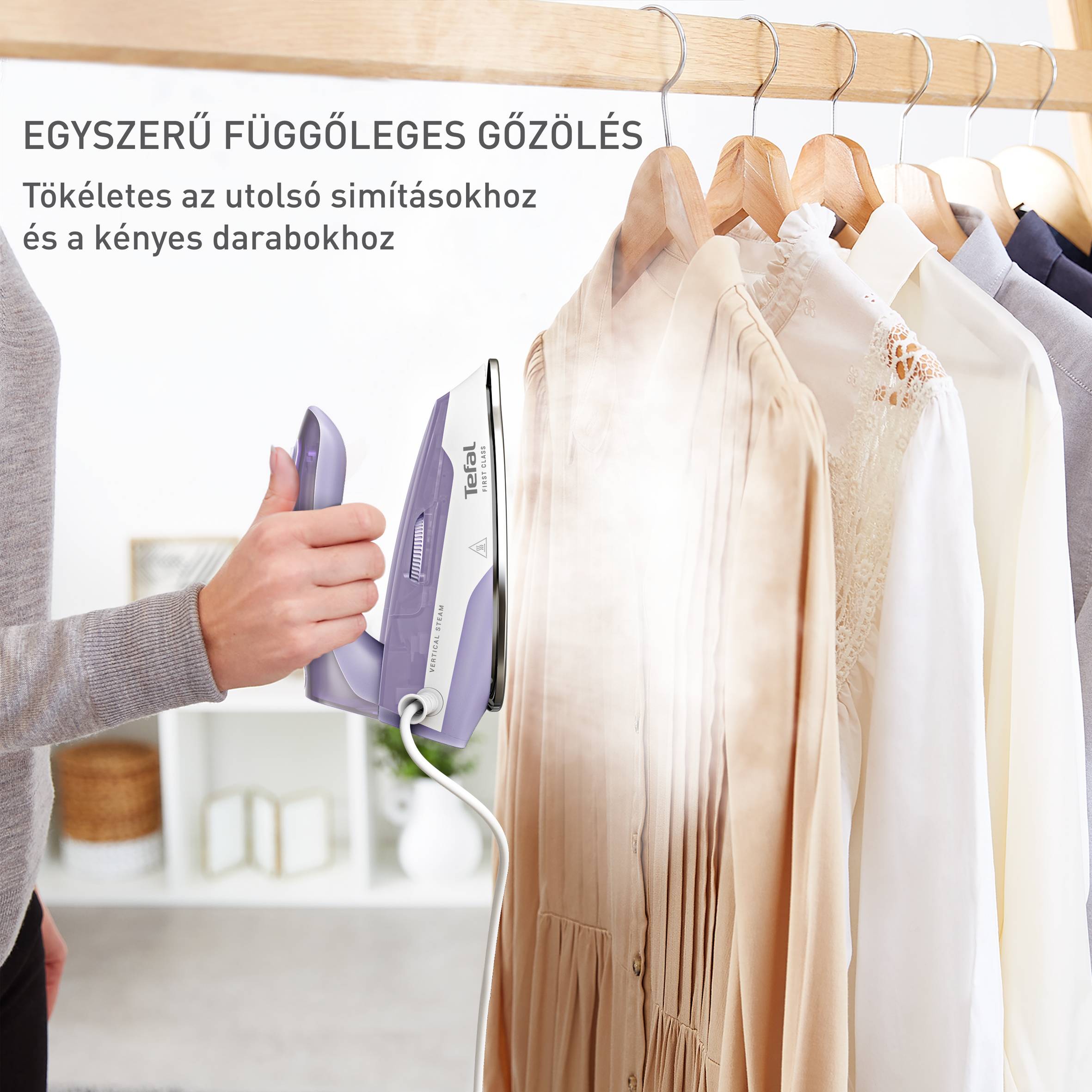 Gőzölős vasaló Tefal First Class DB1612E0 Lila/Fehér