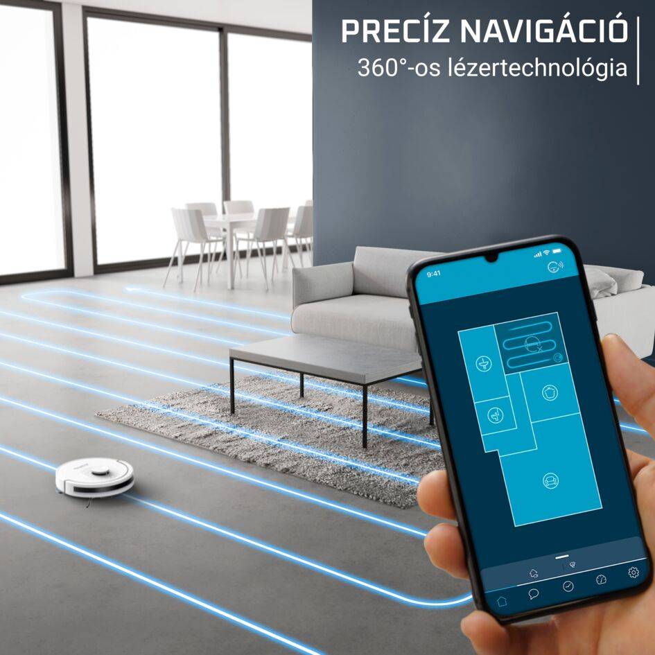 Rowenta X-PLORER S90 Animal 6000 PA robotporszívó RR8777WH