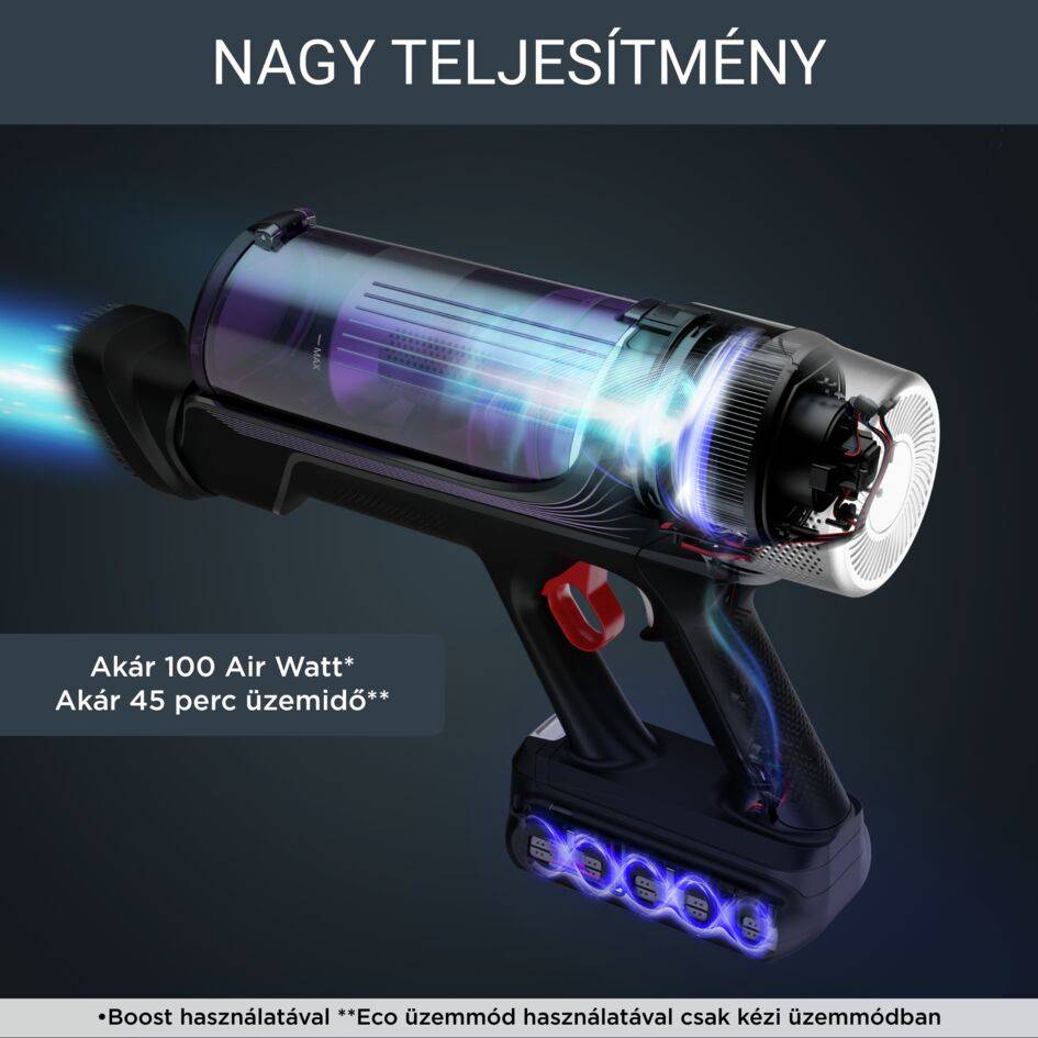 Rúdporszívó X-Force Flex 9.60 Auto Allergy 3v1 100 AW HEPA RH2038WO