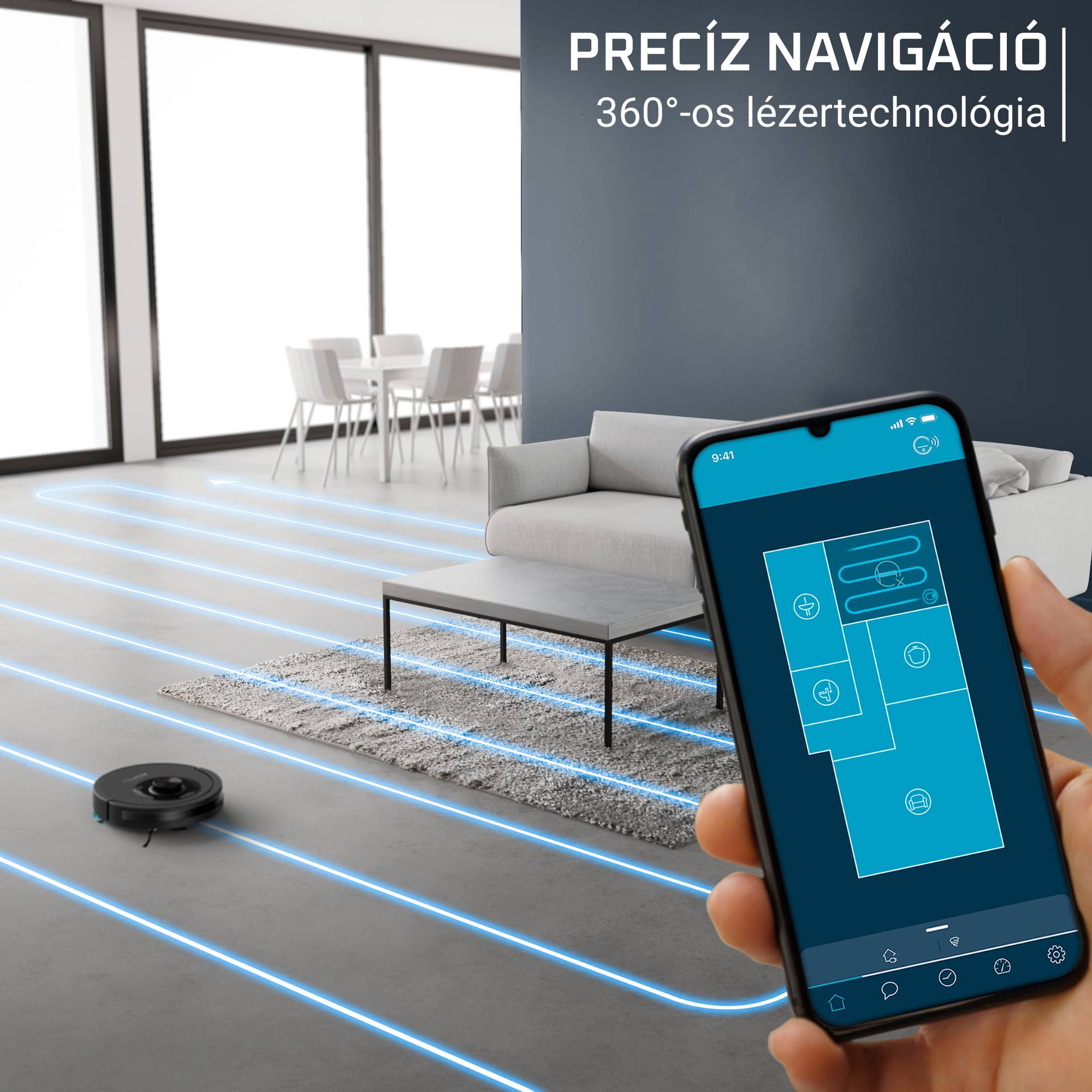 Rowenta X-PLORER S85+ robotporszívó RR87D5WH