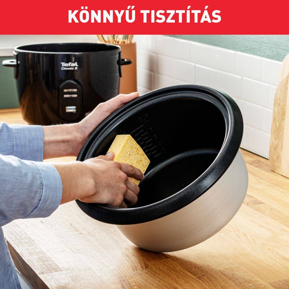Rizsfőző Tefal Classic 12 adag RK103811 Fekete