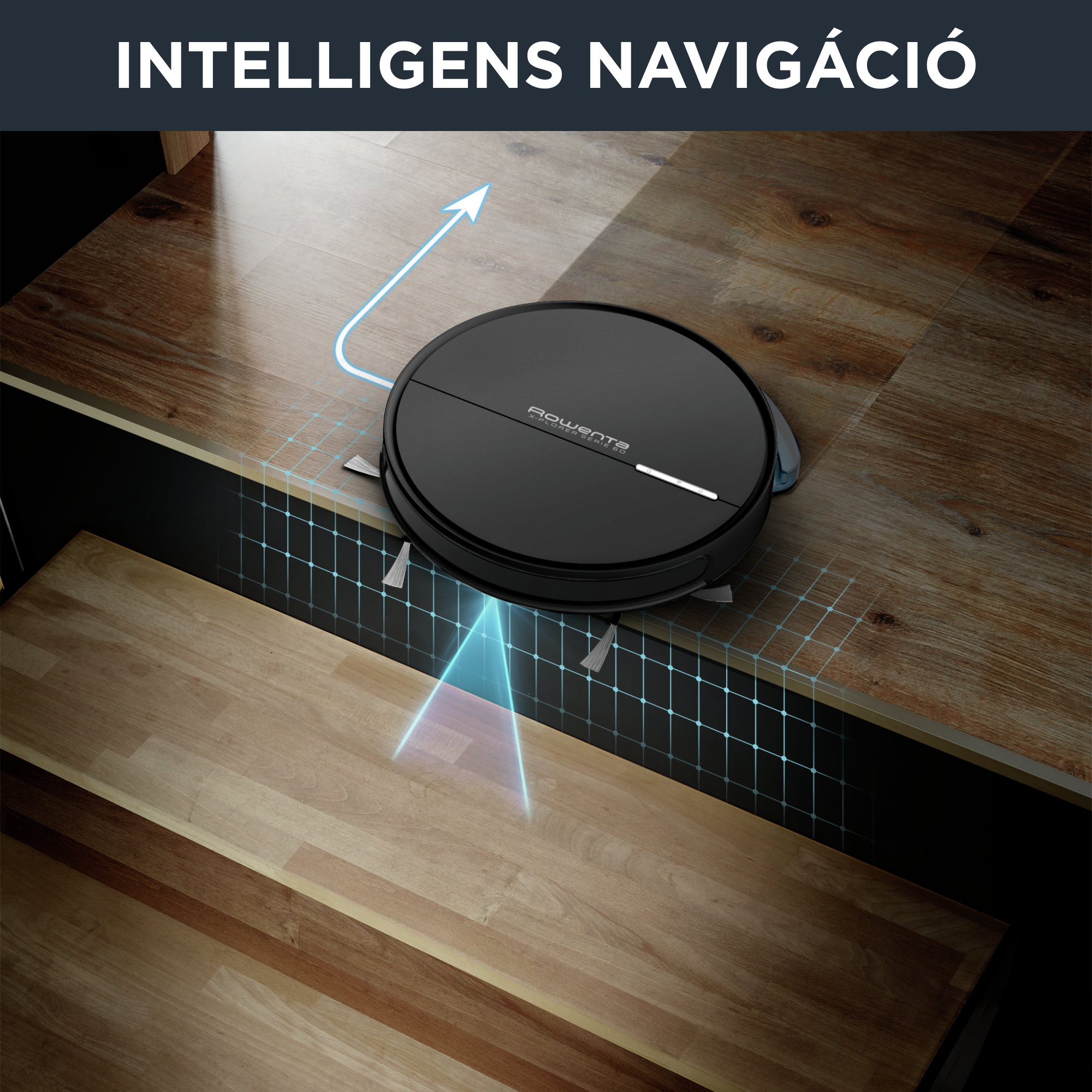 Robotporszívó Rowenta X-PLORER S60 Animal 4in1 6cm RR7455WH