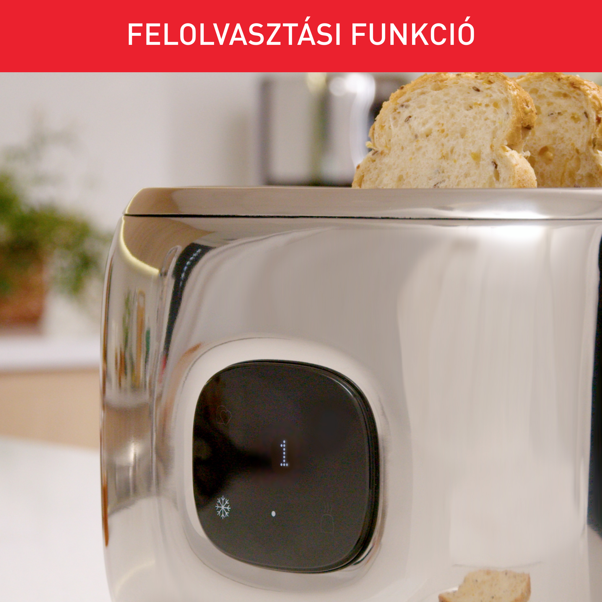 Kenyérpirító Tefal Majestuo TT883D10 Rozsdamentes