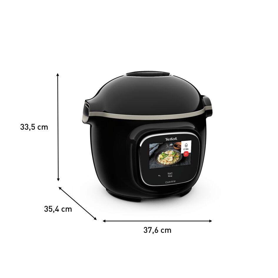 Többfunkciós elektromos kukta Tefal Cook4me Touch WiFi CY912831 Fekete