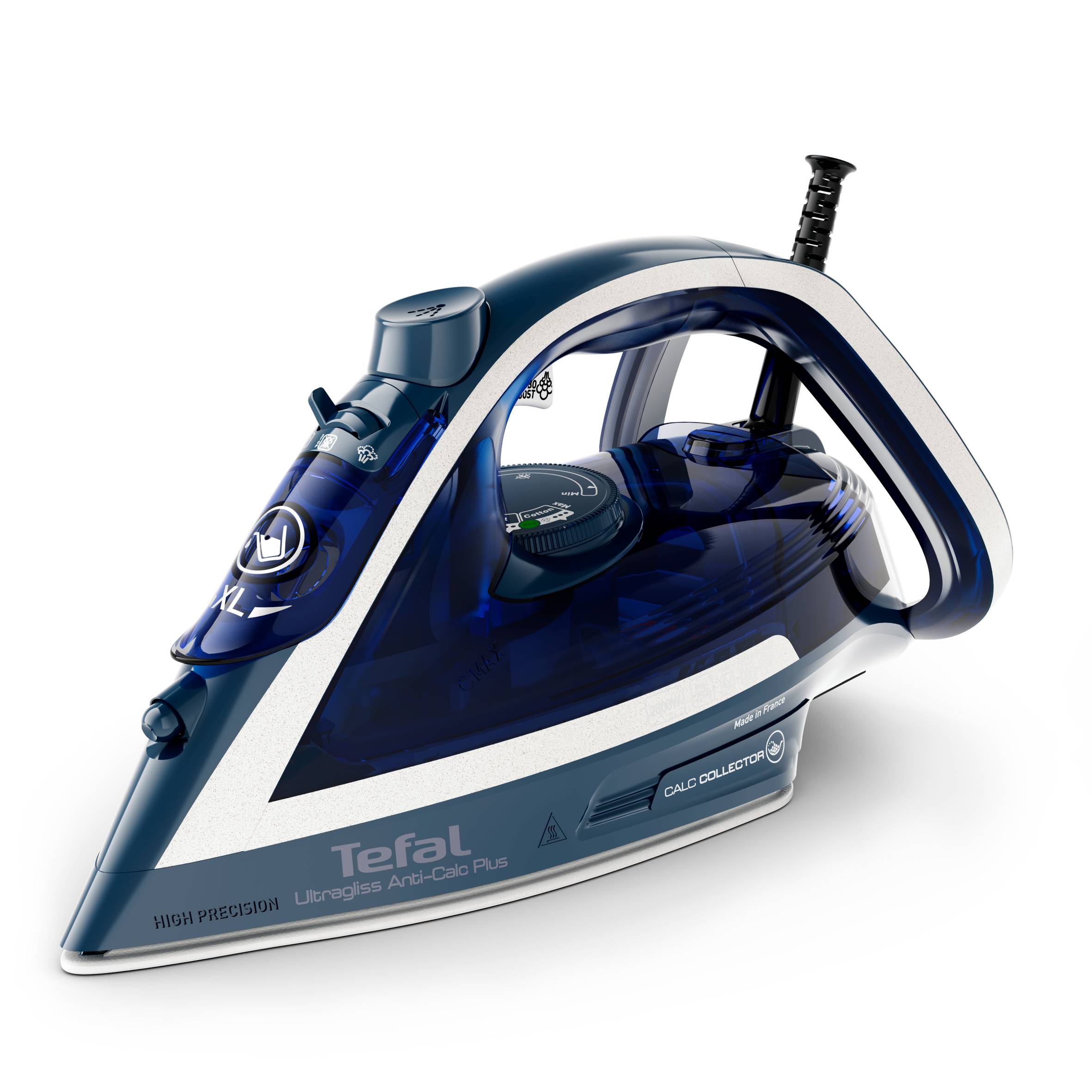 Gőzölős vasaló Tefal Ultragliss Plus FV6830E0 Sötét kék/Fehér