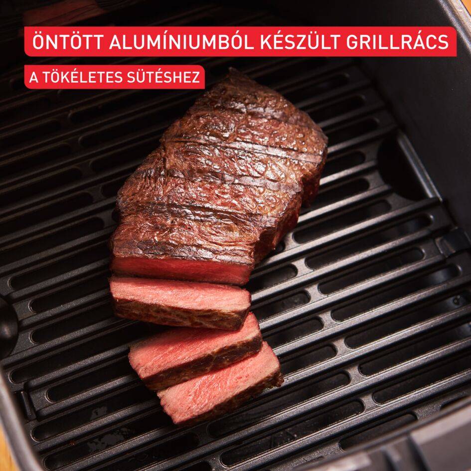 Csendes légkeveréses fritőz Tefal Easy Fry Silence EY552DE0 Rozsdamentes acél