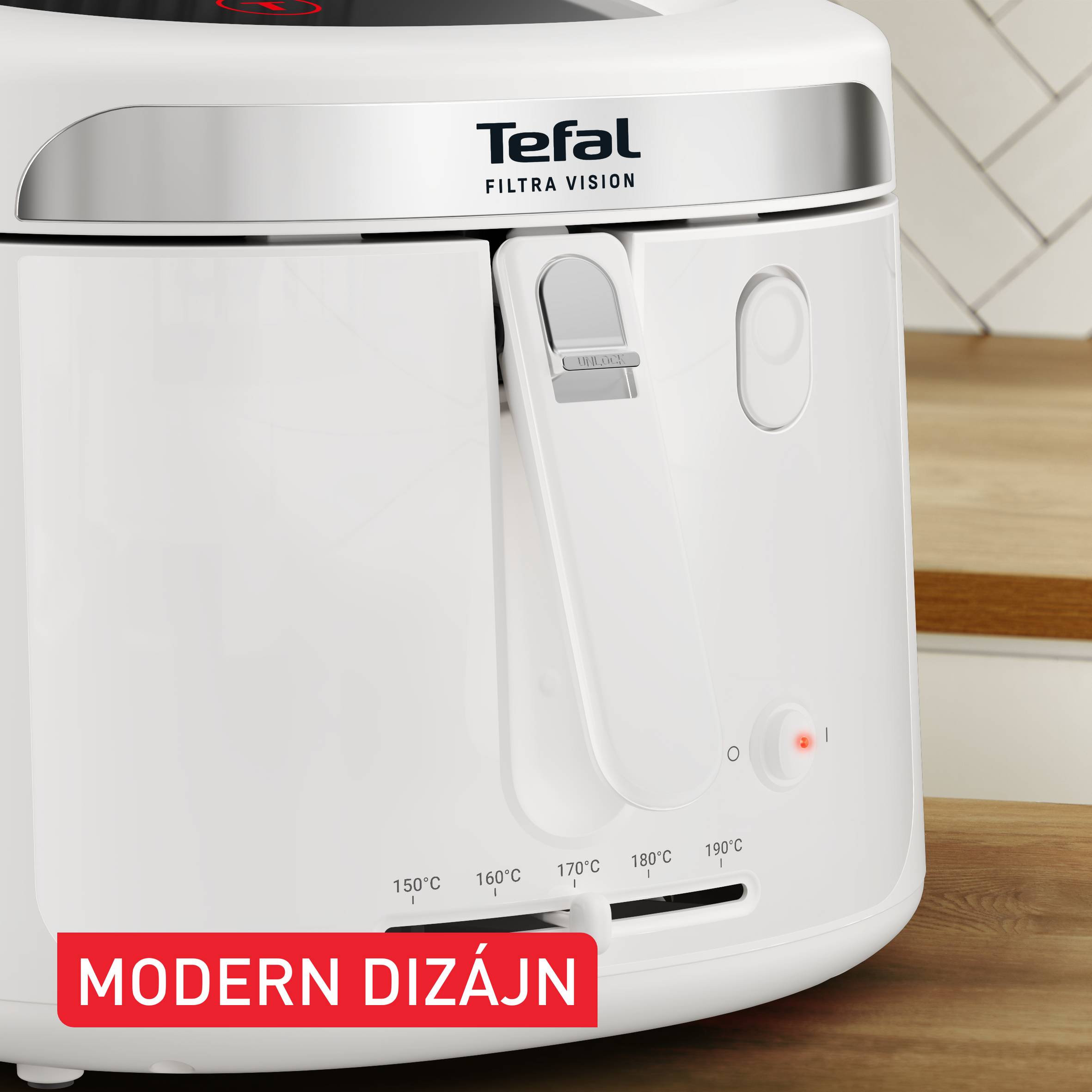 Olajsütő Tefal Filtra Vision FF2541E0 Fehér