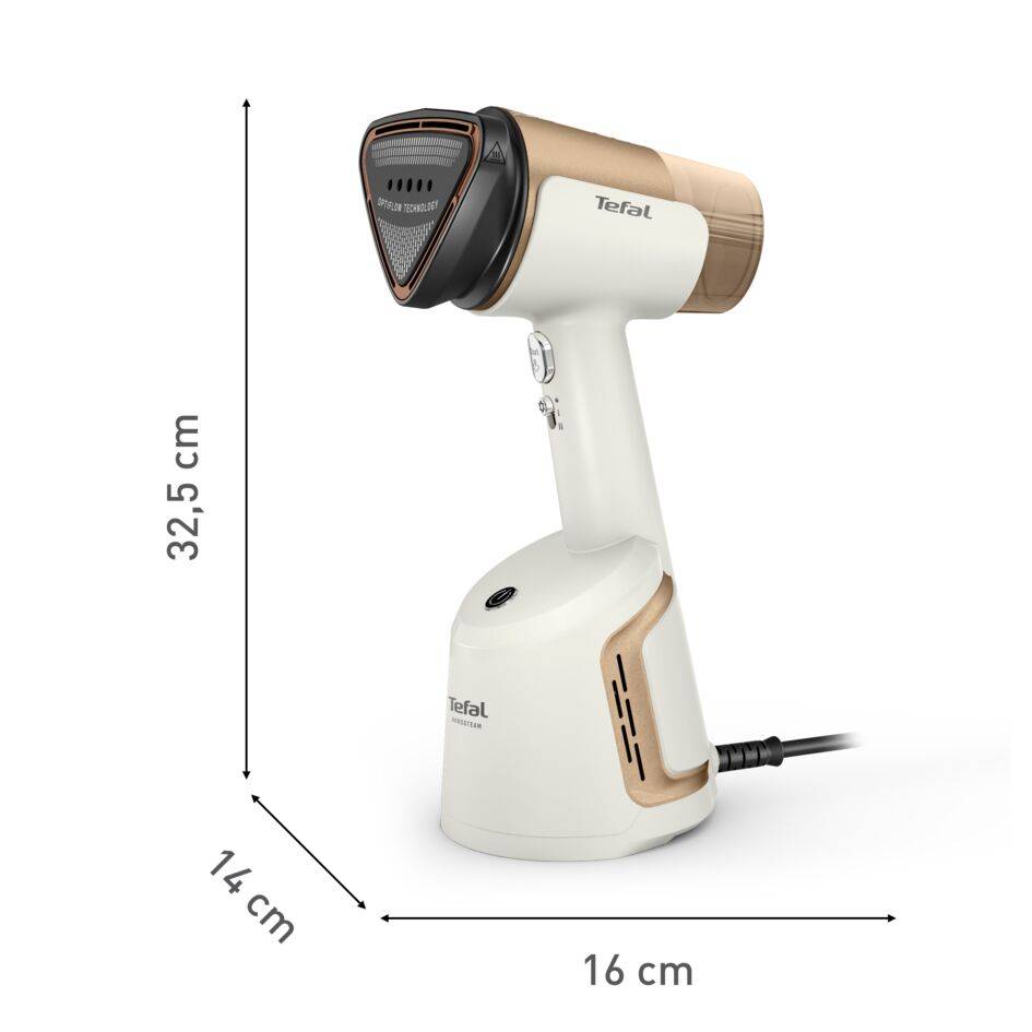 Tefal AeroSteam 2 az 1-ben kézi gőzölő és vasaló szívófunkcióval DT9820F0 Fehér/arany