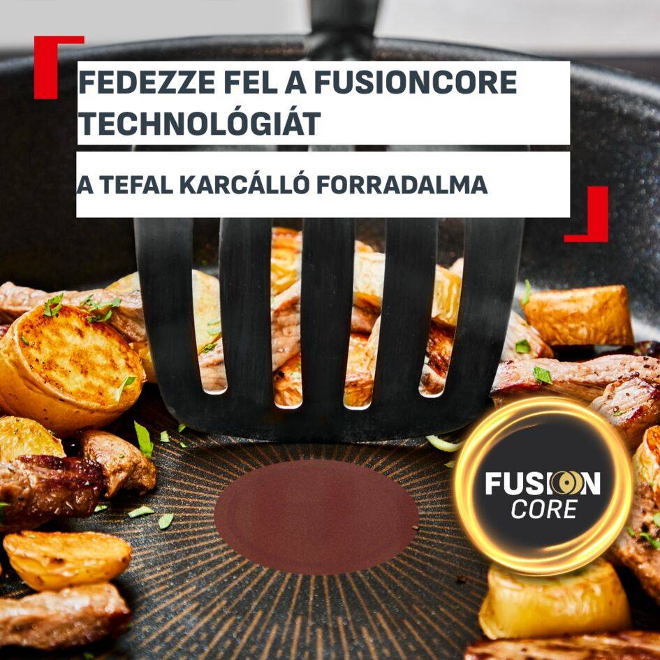 G3301902 Excellence+ tapadásmentes wokserpenyő, Tefal, 28 cm